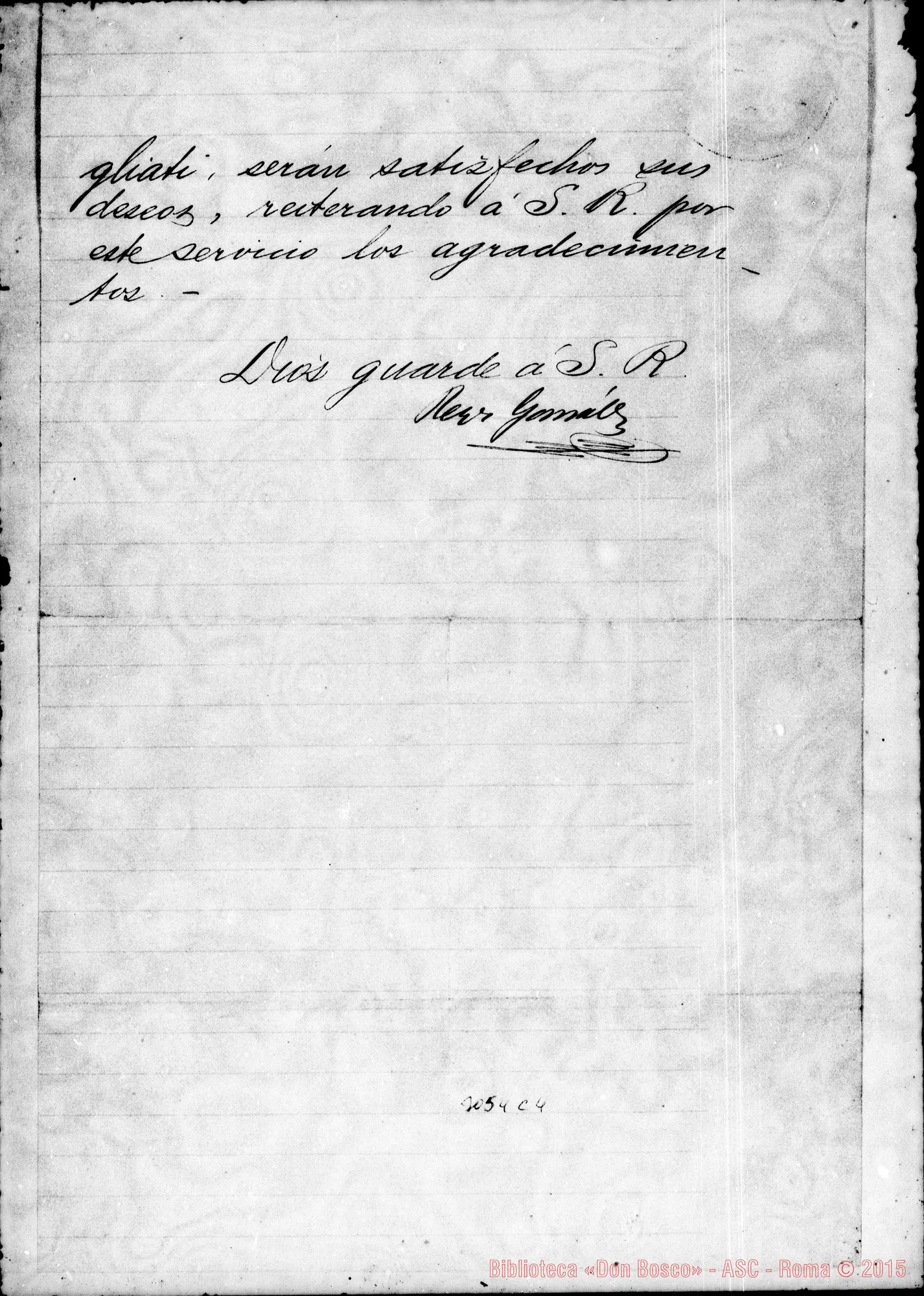 Fotogramma C 4 — Reyes González - D. Rua. Bucaramanga, 4-01-1899