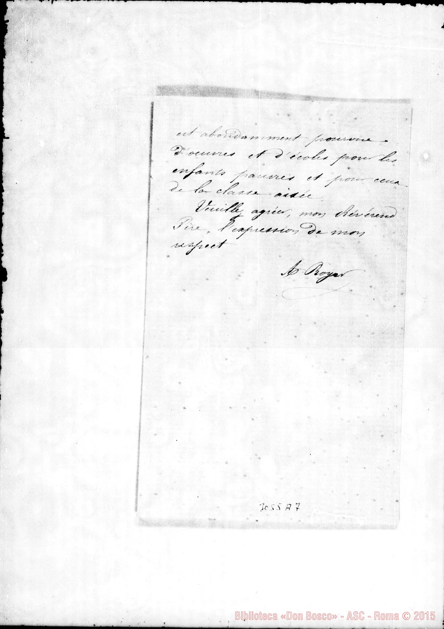 Fotogramma A 7 — A. Royer - Révérend Pére. Commercy, 1-05-1899