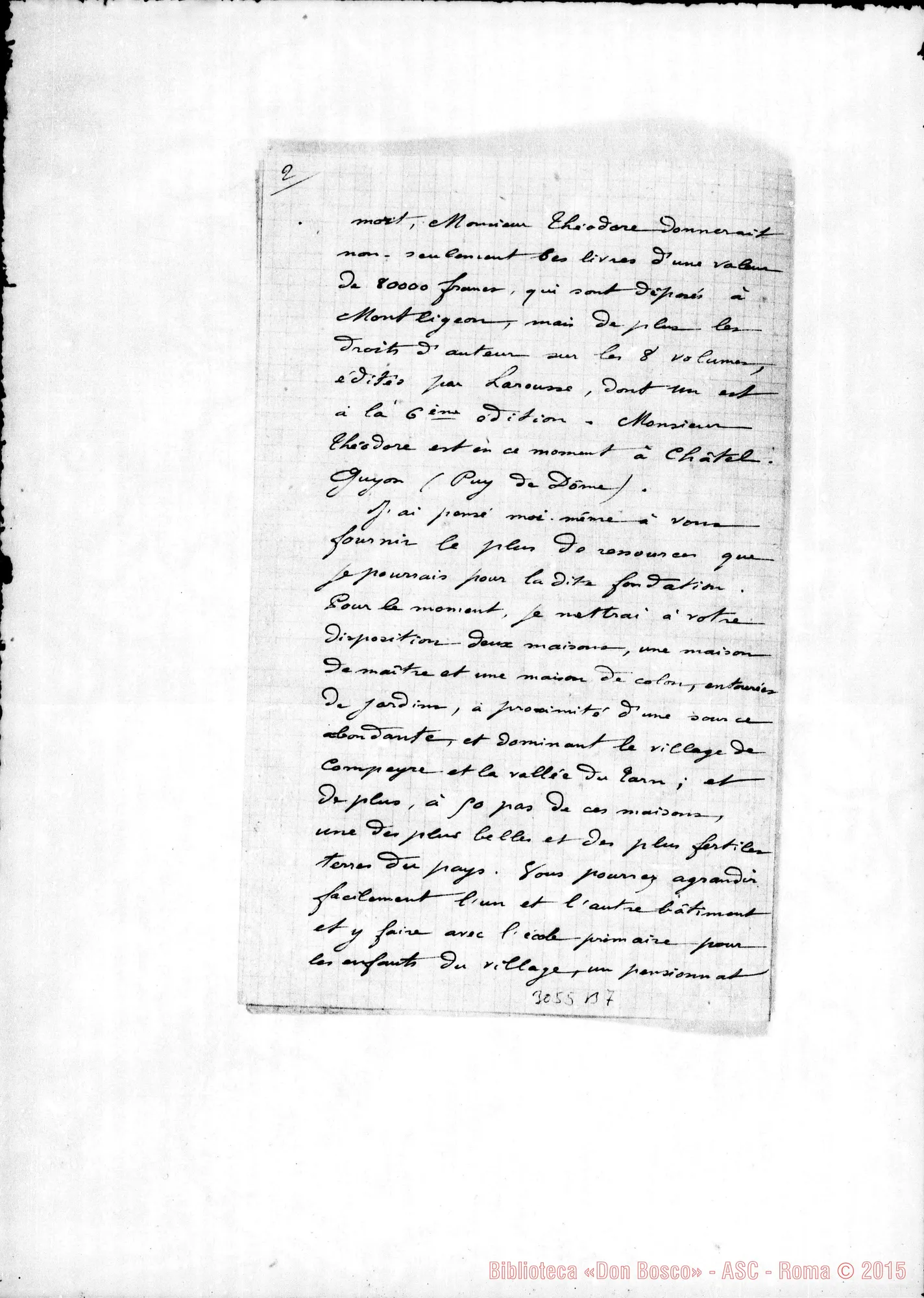Fotogramma B 7 — Coinpeyre: J.V. de Labaume, curé - Monsieur l’Abbé. Compeyre, 5-07-1900