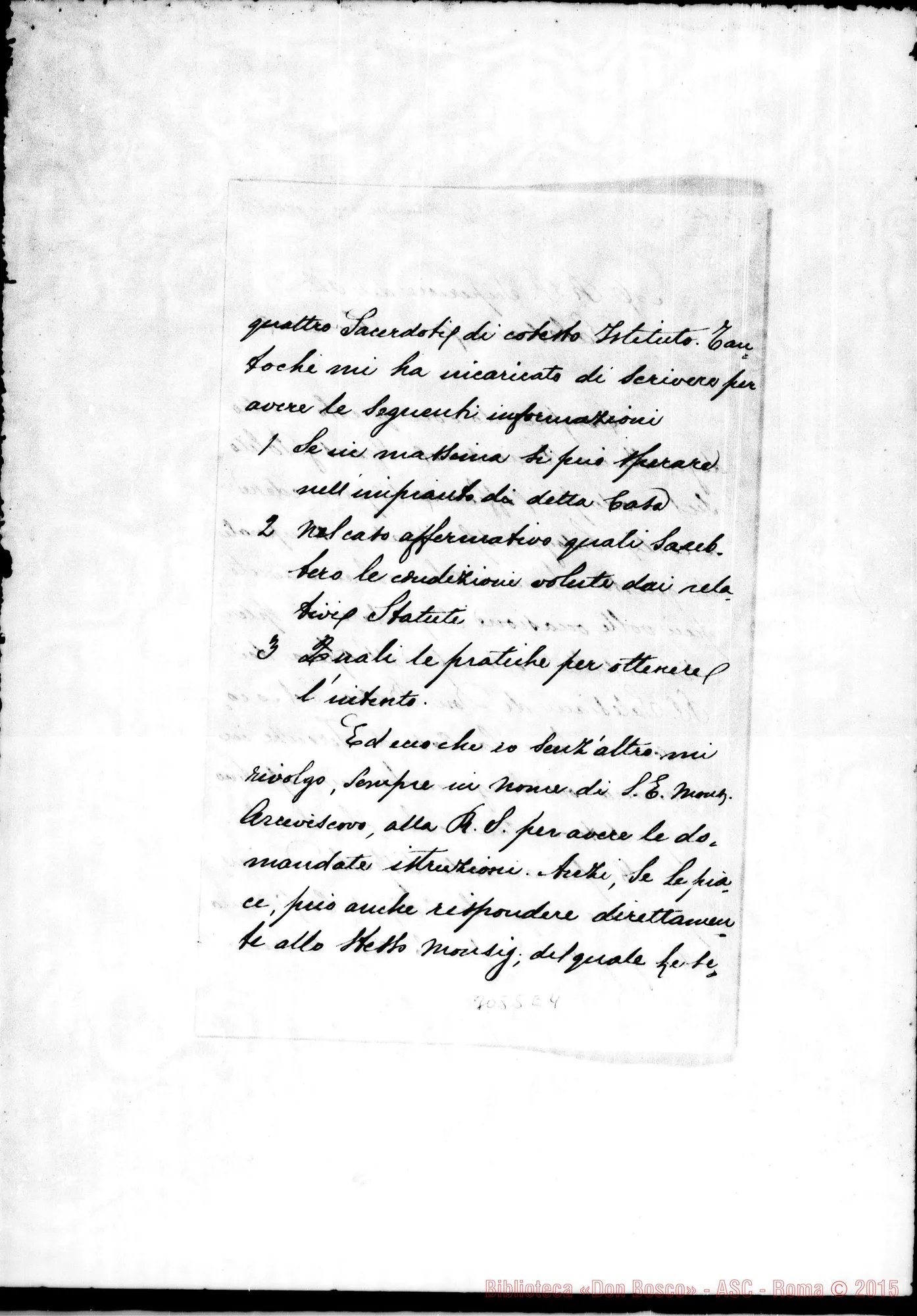 Fotogramma E 4 — Corfú: Can. Roberto Guagnoni - Superiore dei Salesiani. Corfù, 19-11-1901