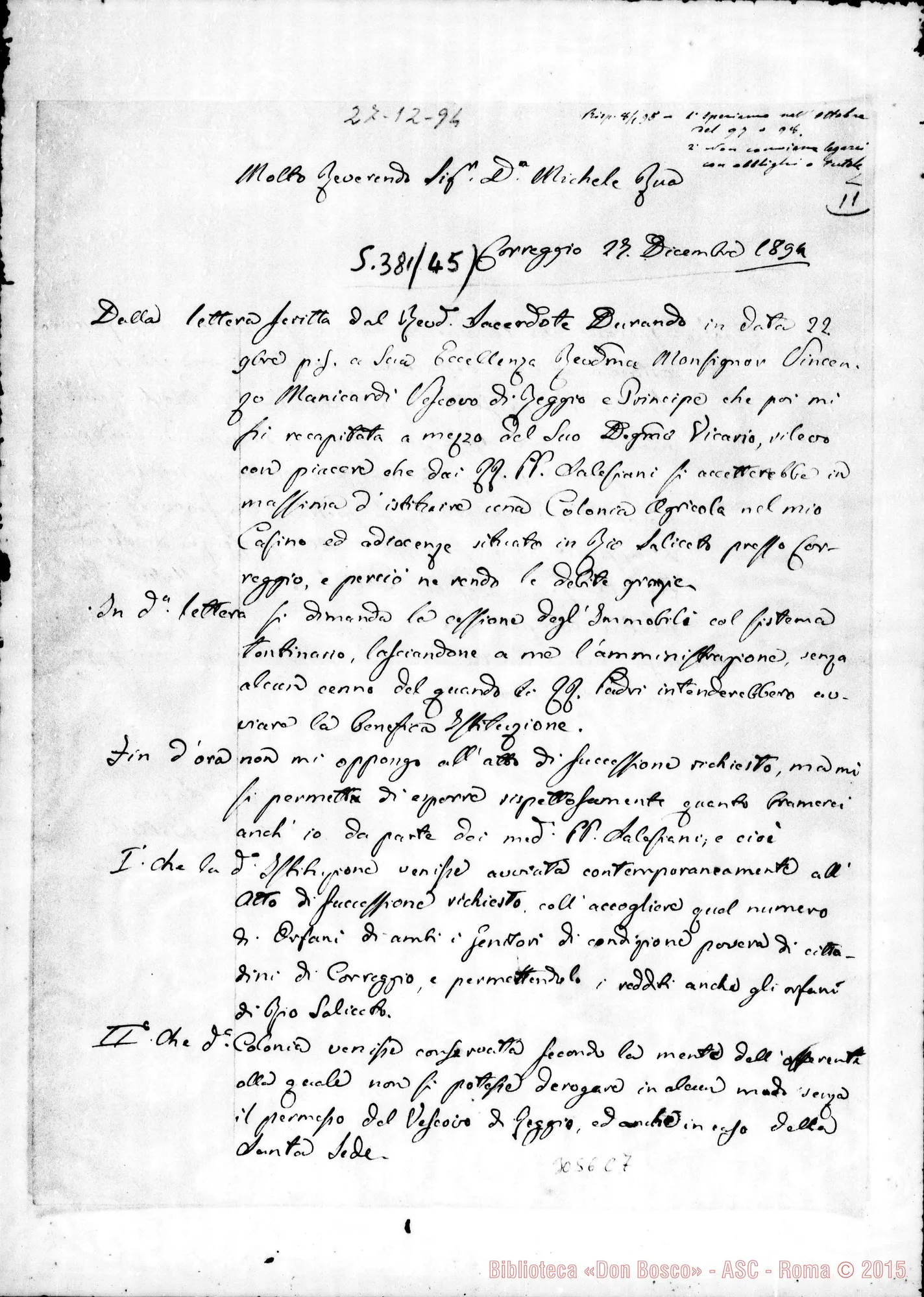 Fotogramma C 7 — Antonio Bellelli - D. Rua. Correggio, 27-12-1894