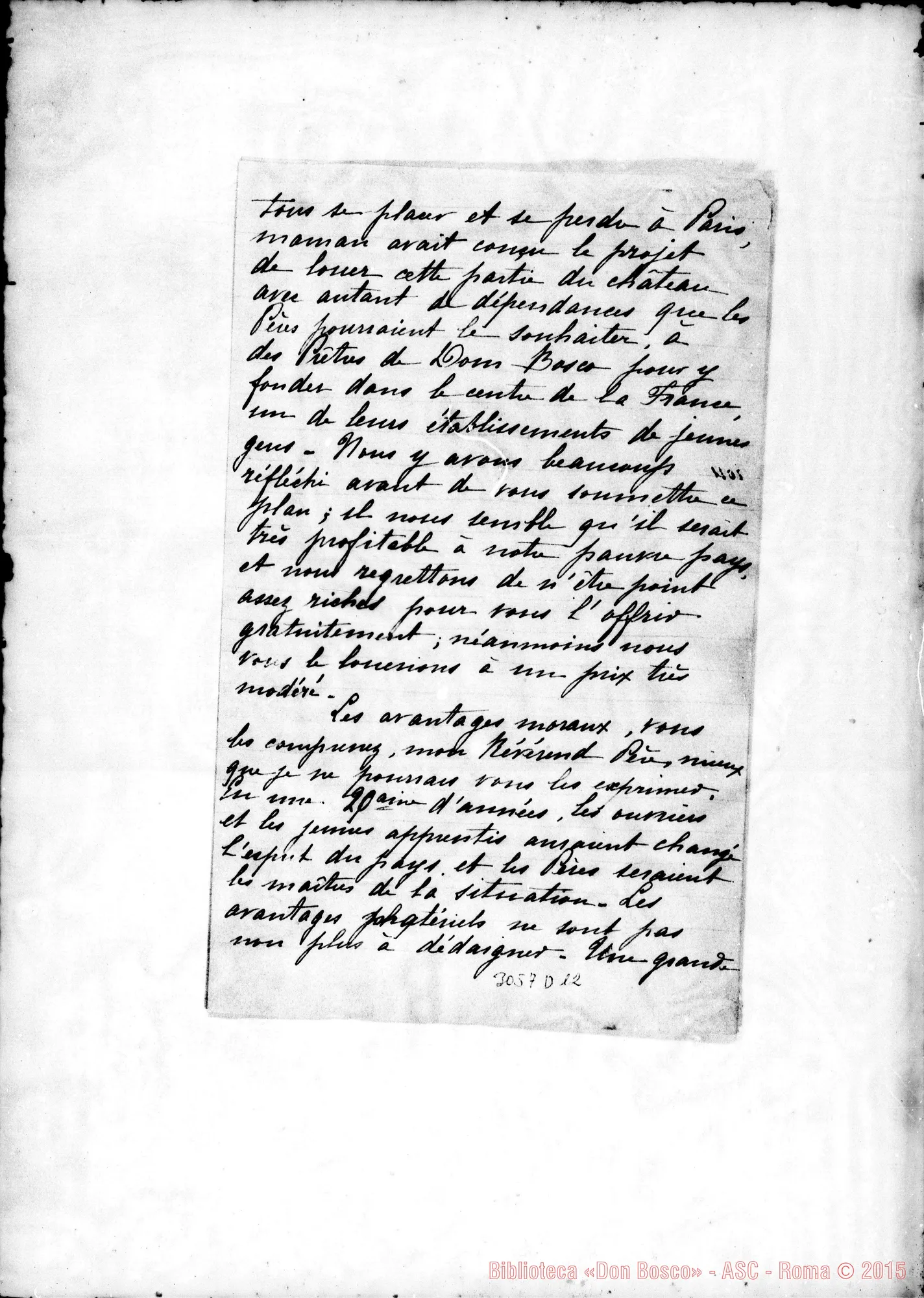 Fotogramma D 12 — Cuncy: Melle M.Devuns - Révérend Pére. Cuncy, 1-05-1891