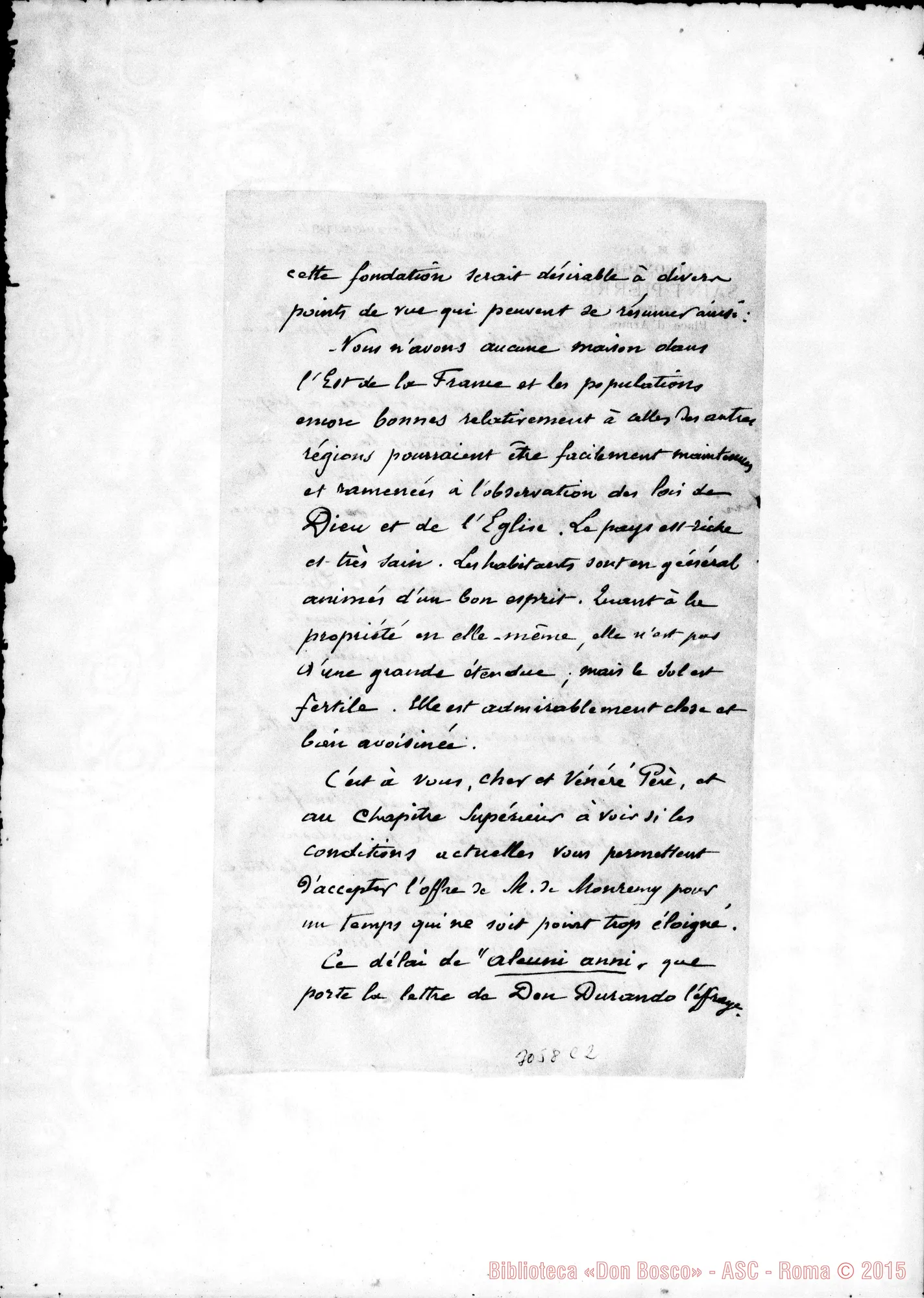Fotogramma C 2 — Lettera incompleta A D. Rua, V 11-11-1891