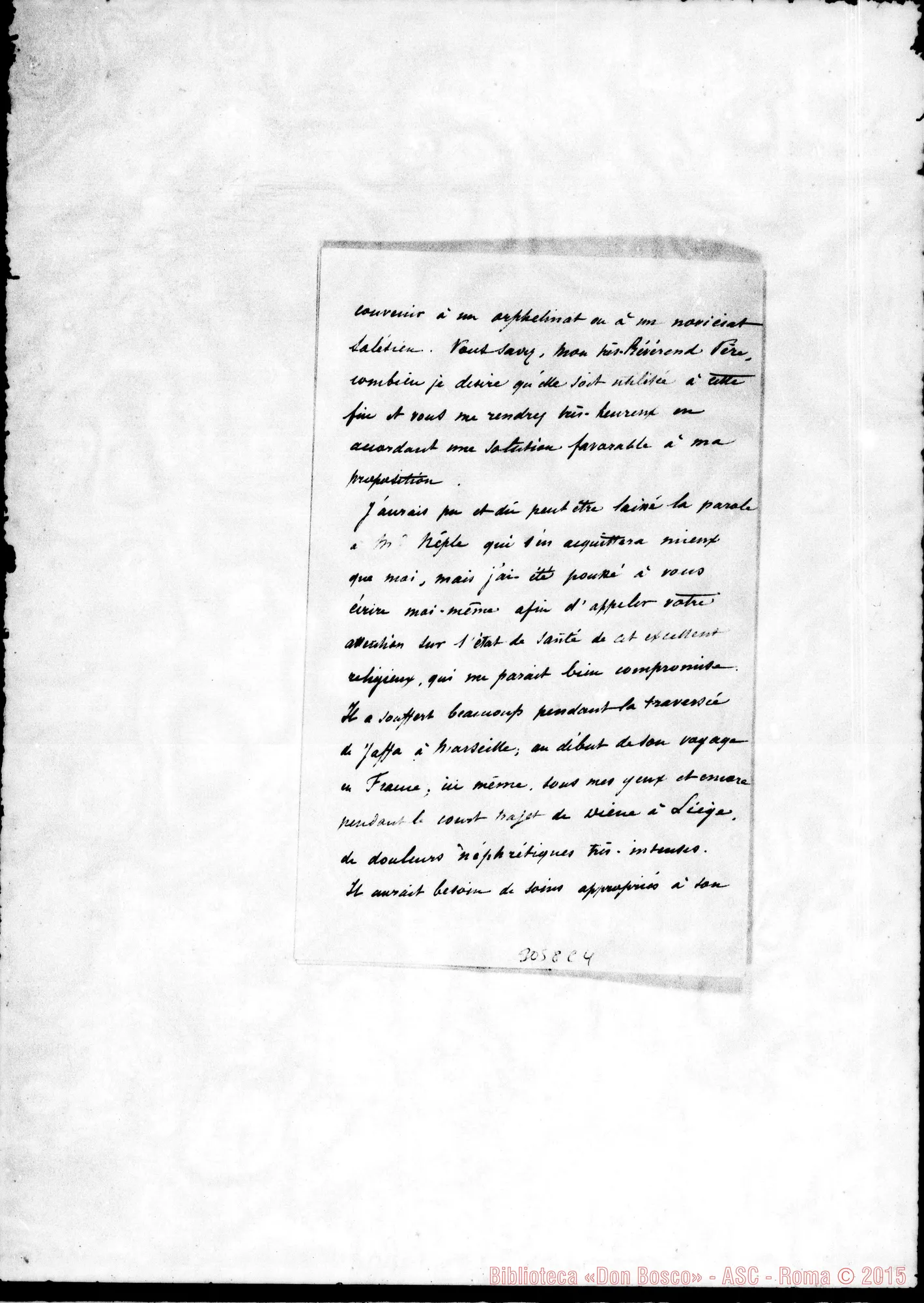 Fotogramma C 4 — Briot de Monremy - Révérend Pére. Diene, 24-10-1893. Autogr. Rua