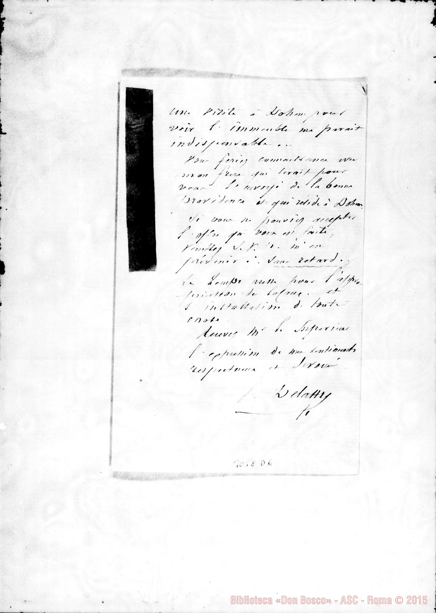 Fotogramma D 6 — Delattre - Monsieur le Supérieur. 21-06-
