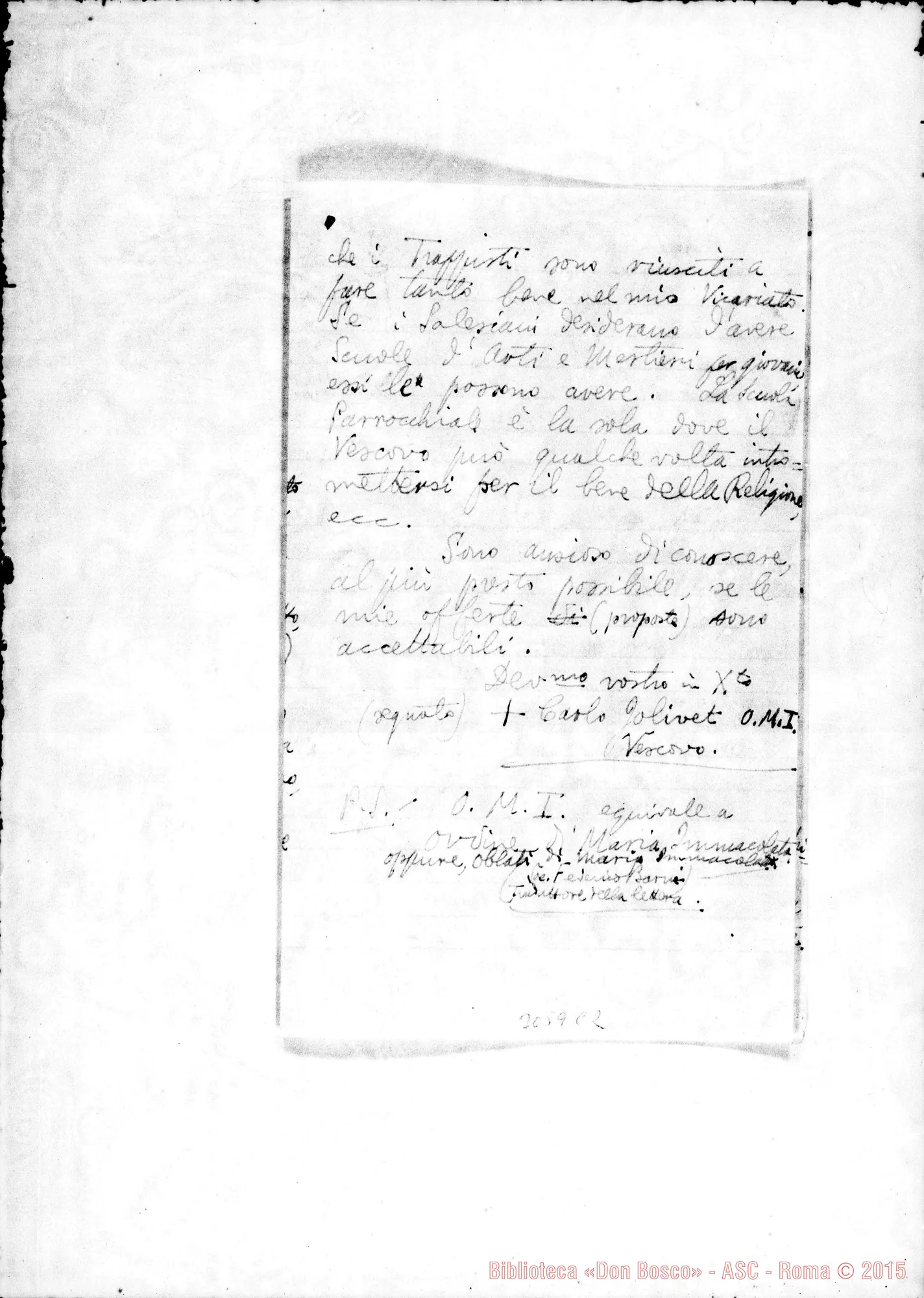 Fotogramma C 2 — Durban: Carlo Costantino Jolivet, arciv. di Belle - D. Barni. Feb.1901