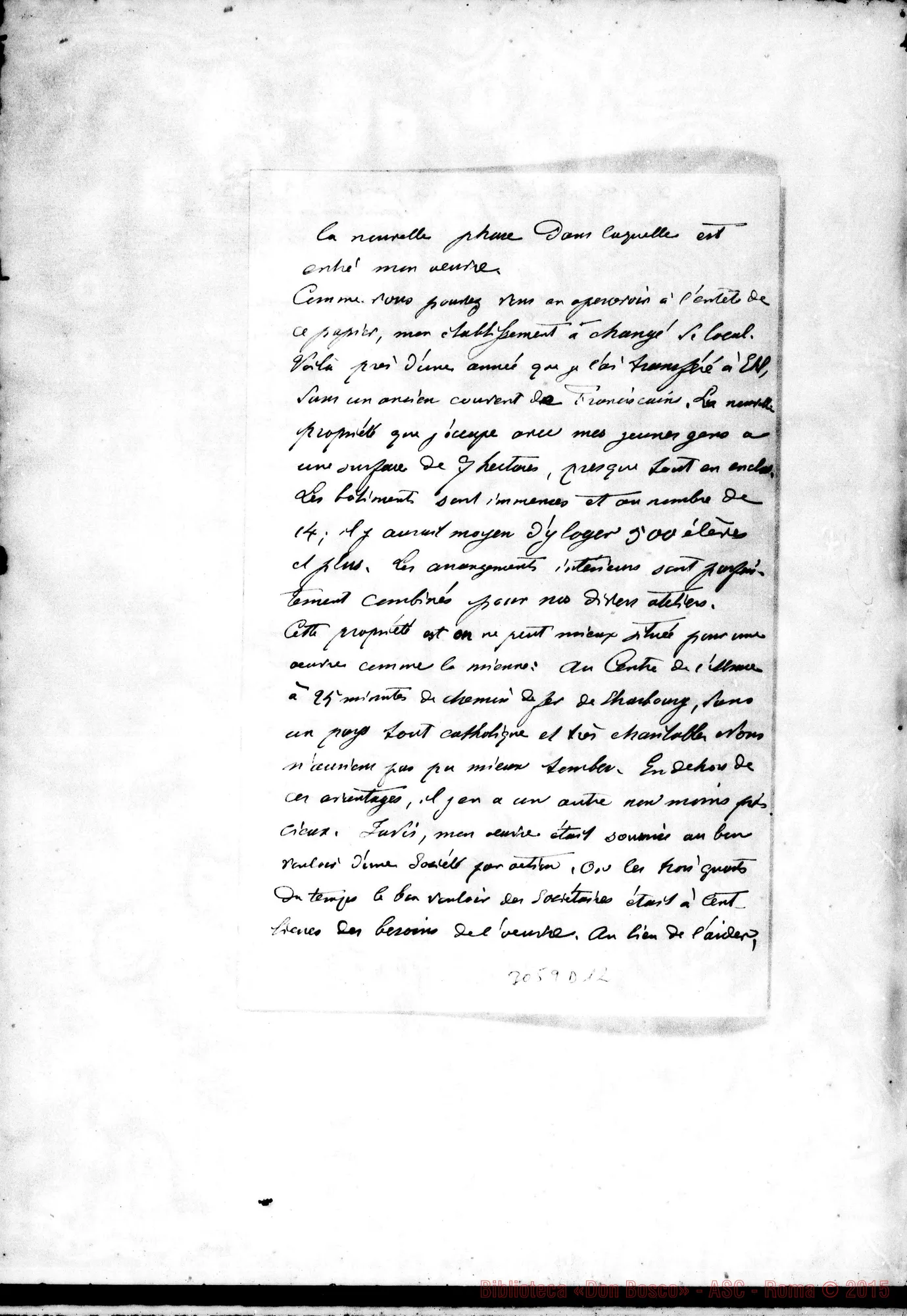 Fotogramma D 12 — Ehl-Benfeld: L’Abbé Lung - Padre Generale. Ehl-Benfeld, 6-06-1896. Autogr. Rua