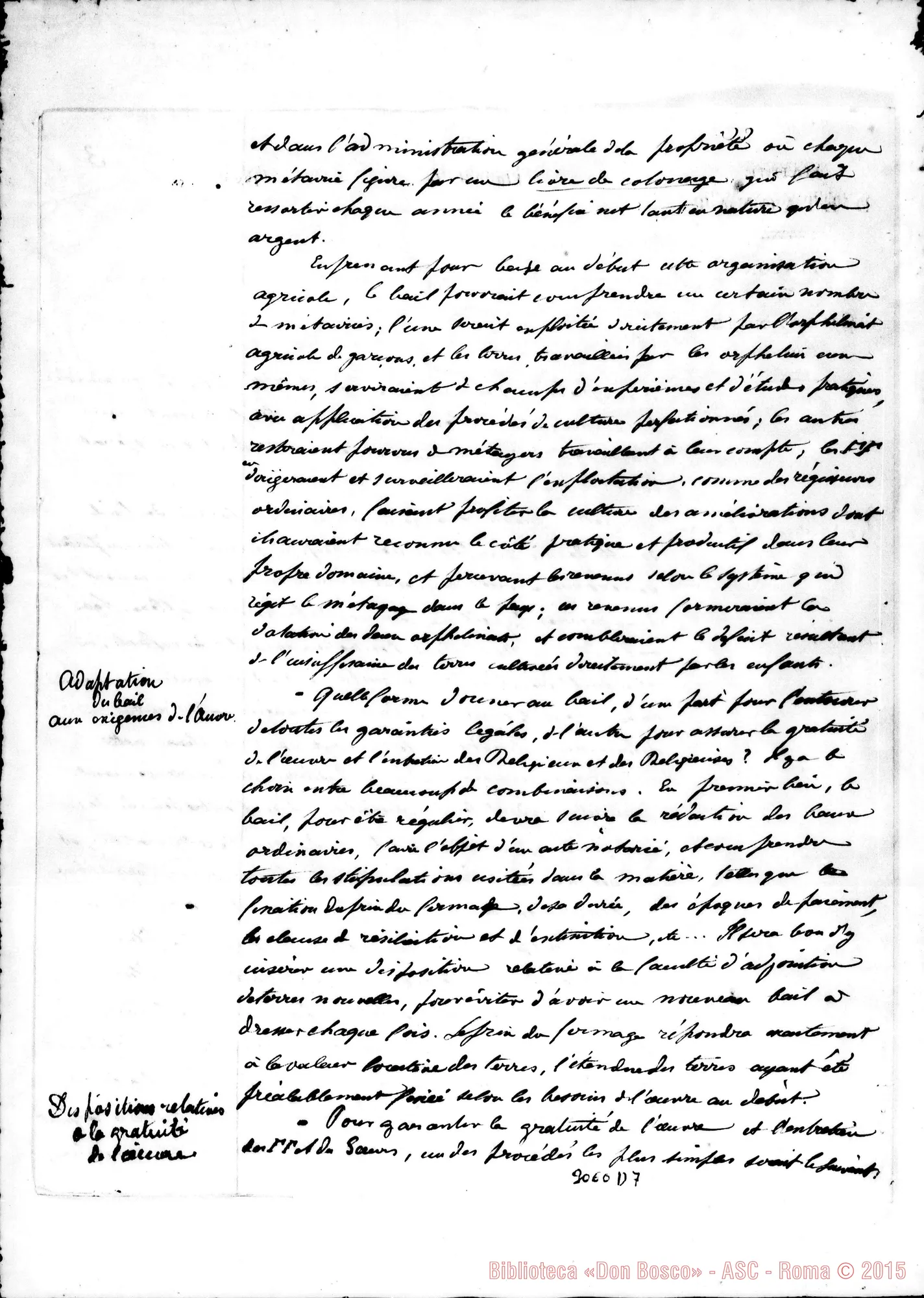 Fotogramma D 7 — Note relative airorfanotrofio di Etagnac