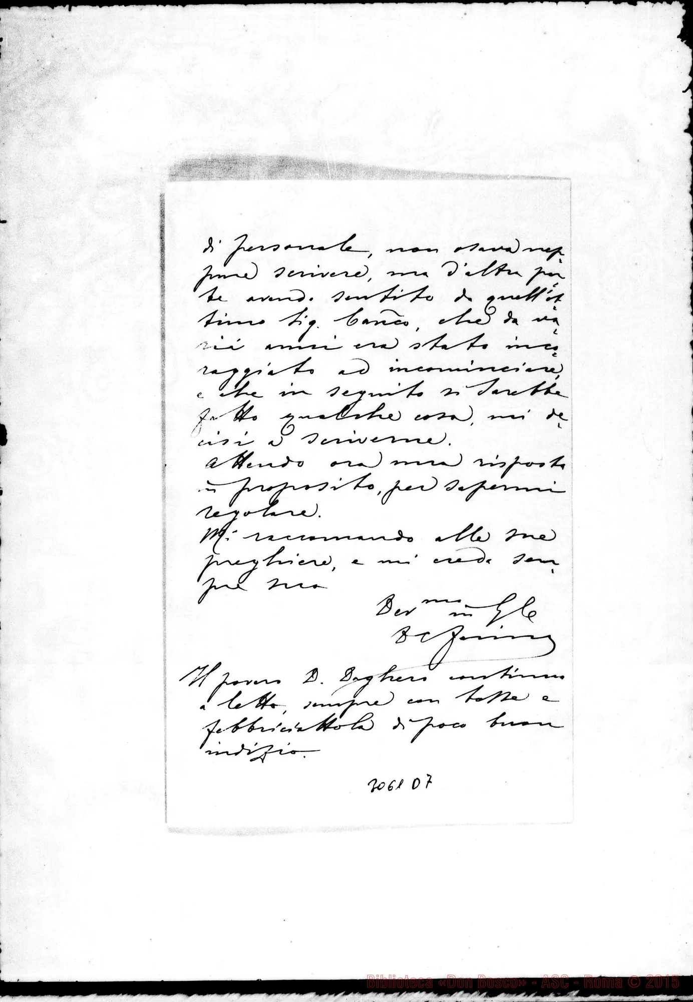 Fotogramma D 7 — D. Farina Carlo - D. Durando. Faenza, 28-02-1904