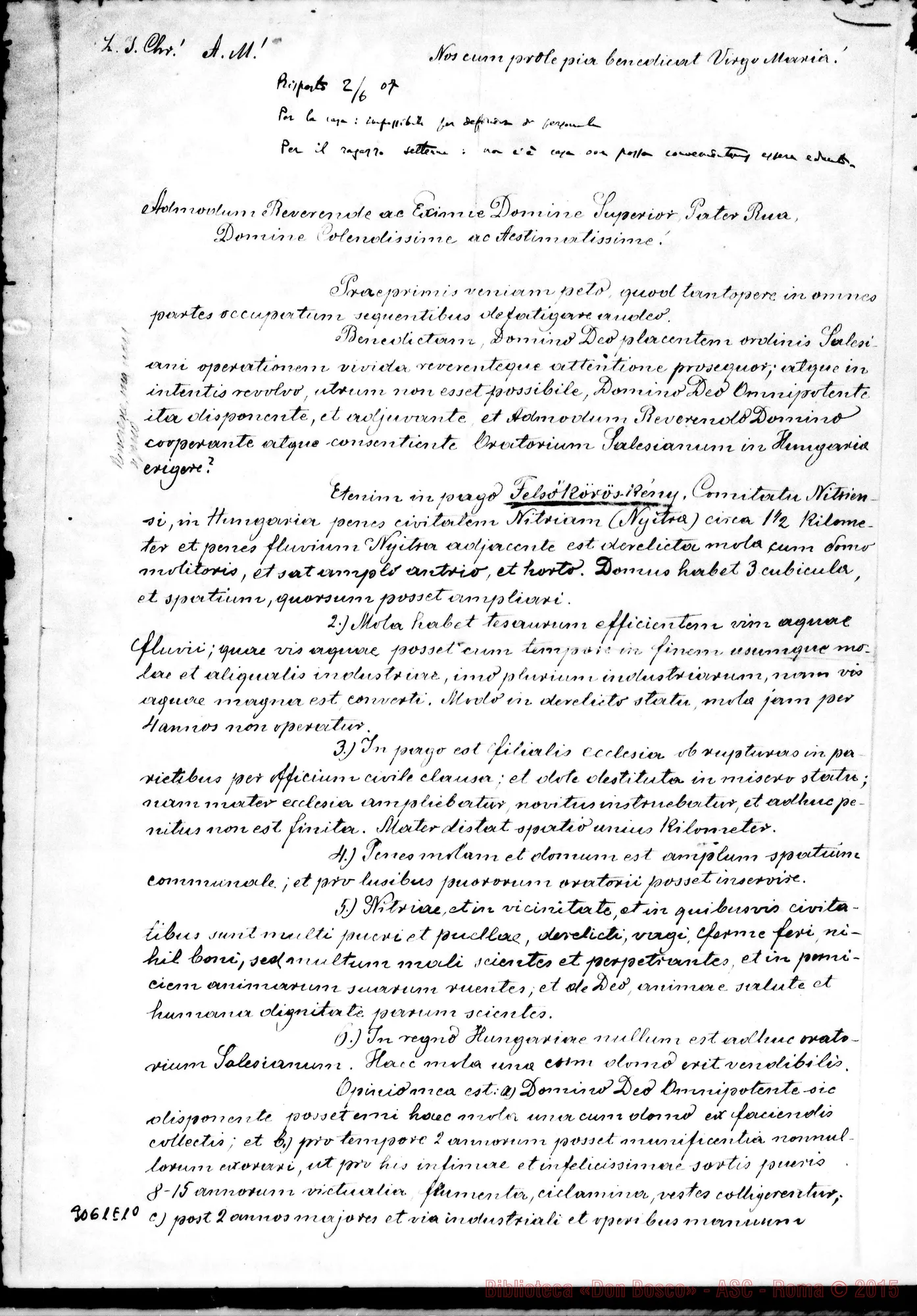 Fotogramma E 10 — Felsokoroskény: Antonio Velcsei, parroco - D. Rua, il 9-03-1907