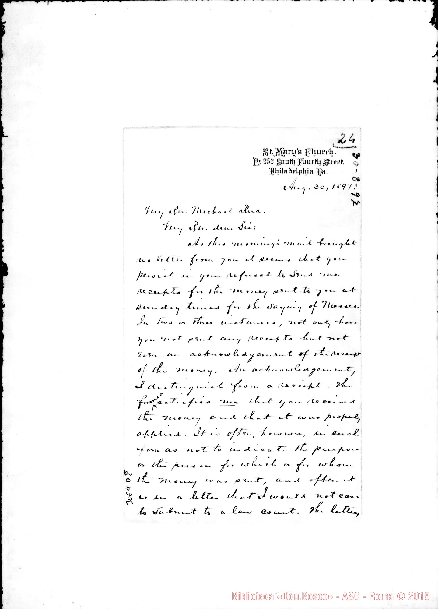 Fotogramma D 8 — McDermott - D. Rua. Filadelfia, 30-08-1897