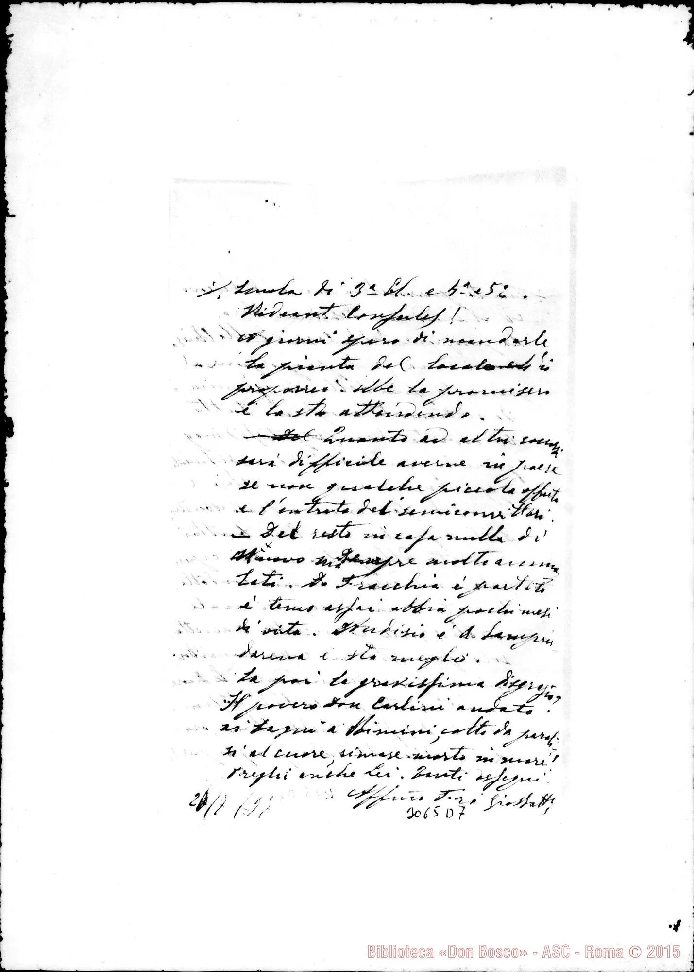 Fotogramma D 7 — Giov.Batt. Rinaldi - Ispettore. Faenza, 26-07-1897