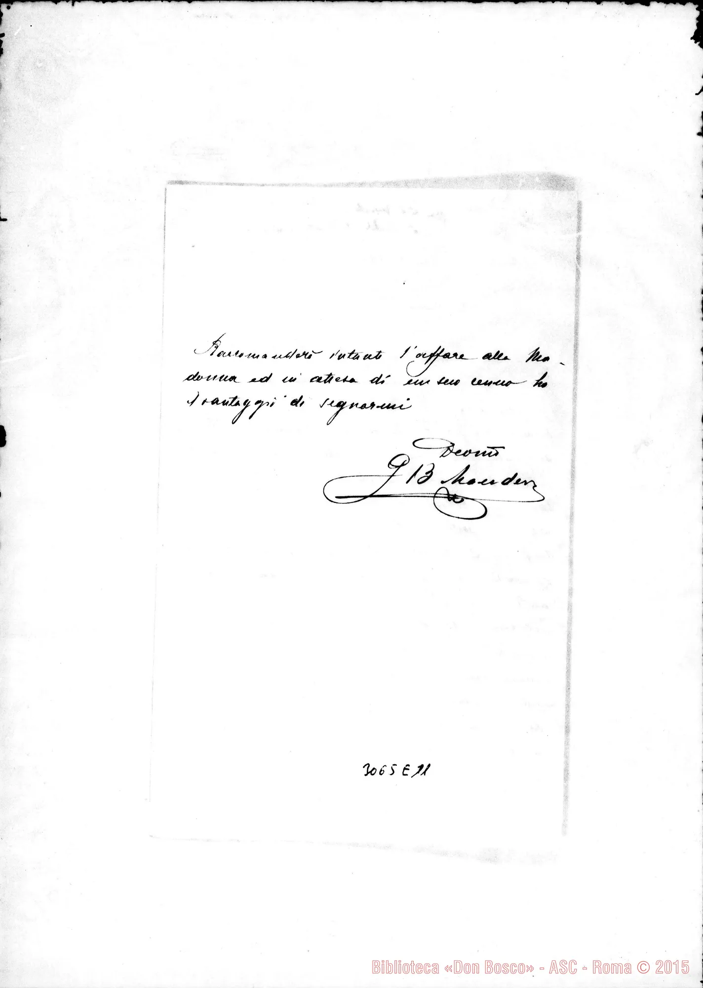 Fotogramma E 11 — Mons. G.B. Mander - Rev.mo Padre. Fonte, 16-06-1912