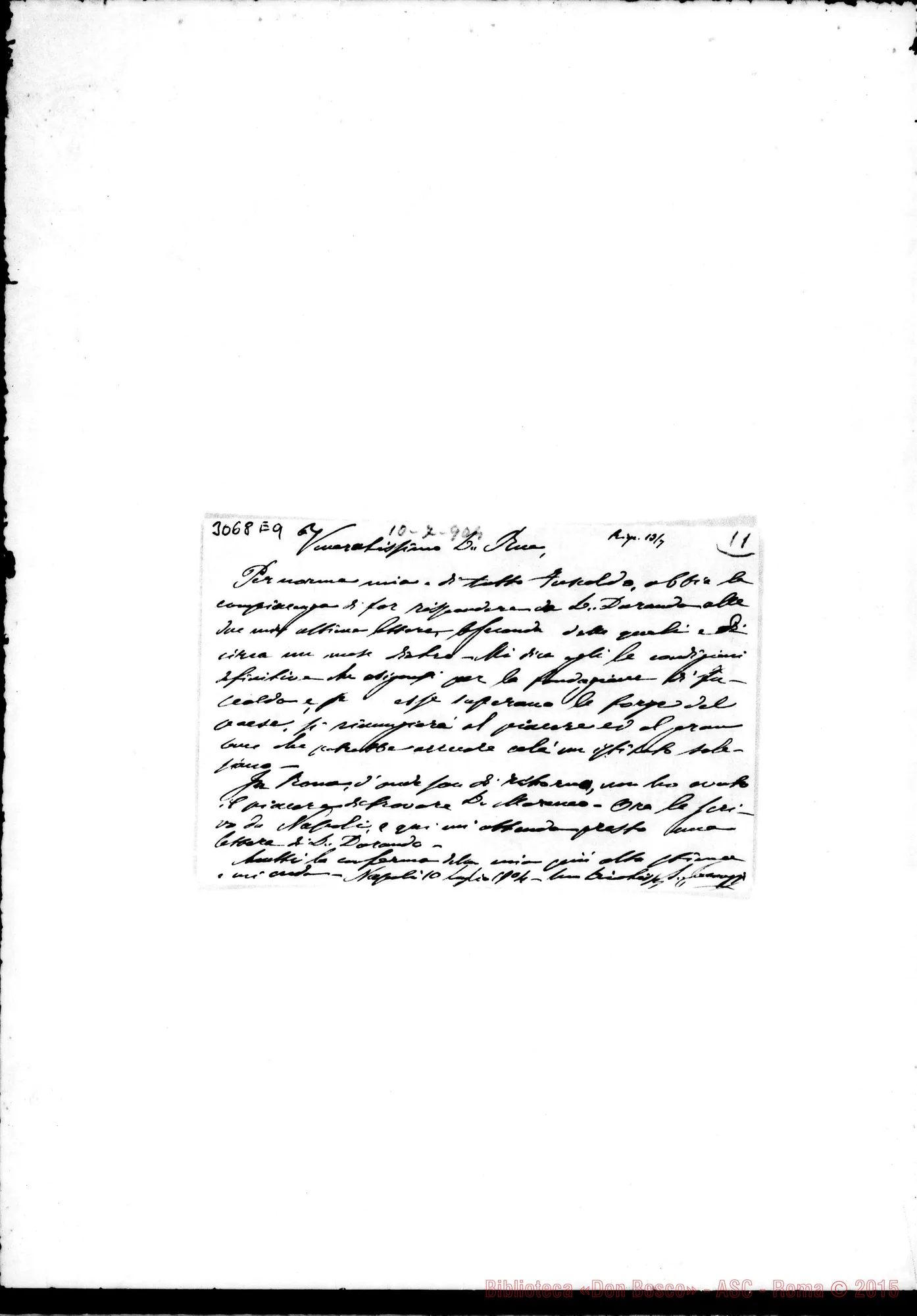 Fotogramma E 9 — D. Silvio Jannuzzi - D. Rua. Fuscaldo, 10-07-1904