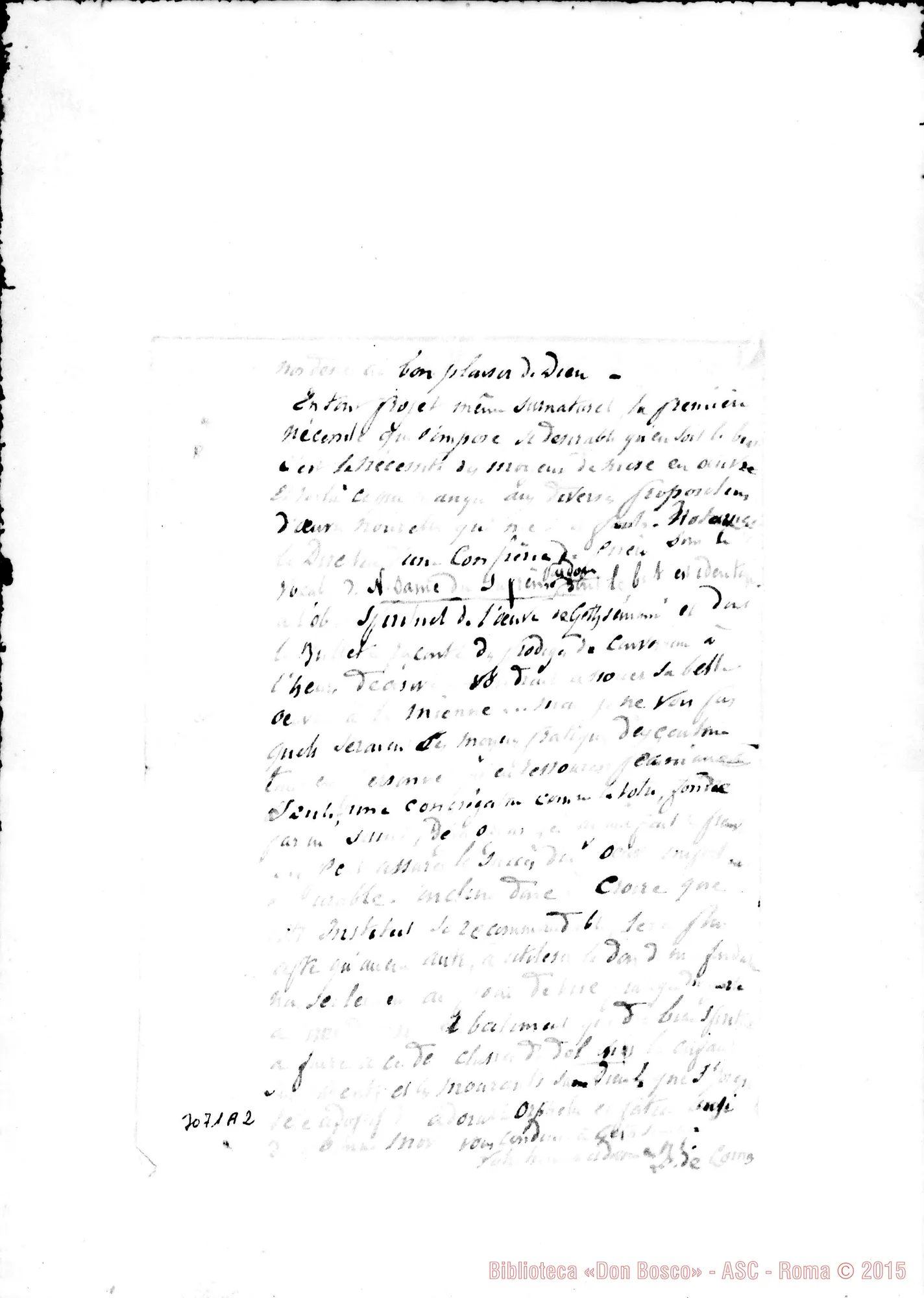 Fotogramma A 2 — Getsemani: L. de Corna - Mon Révérend Pére. Getsemani, 6-07-1901