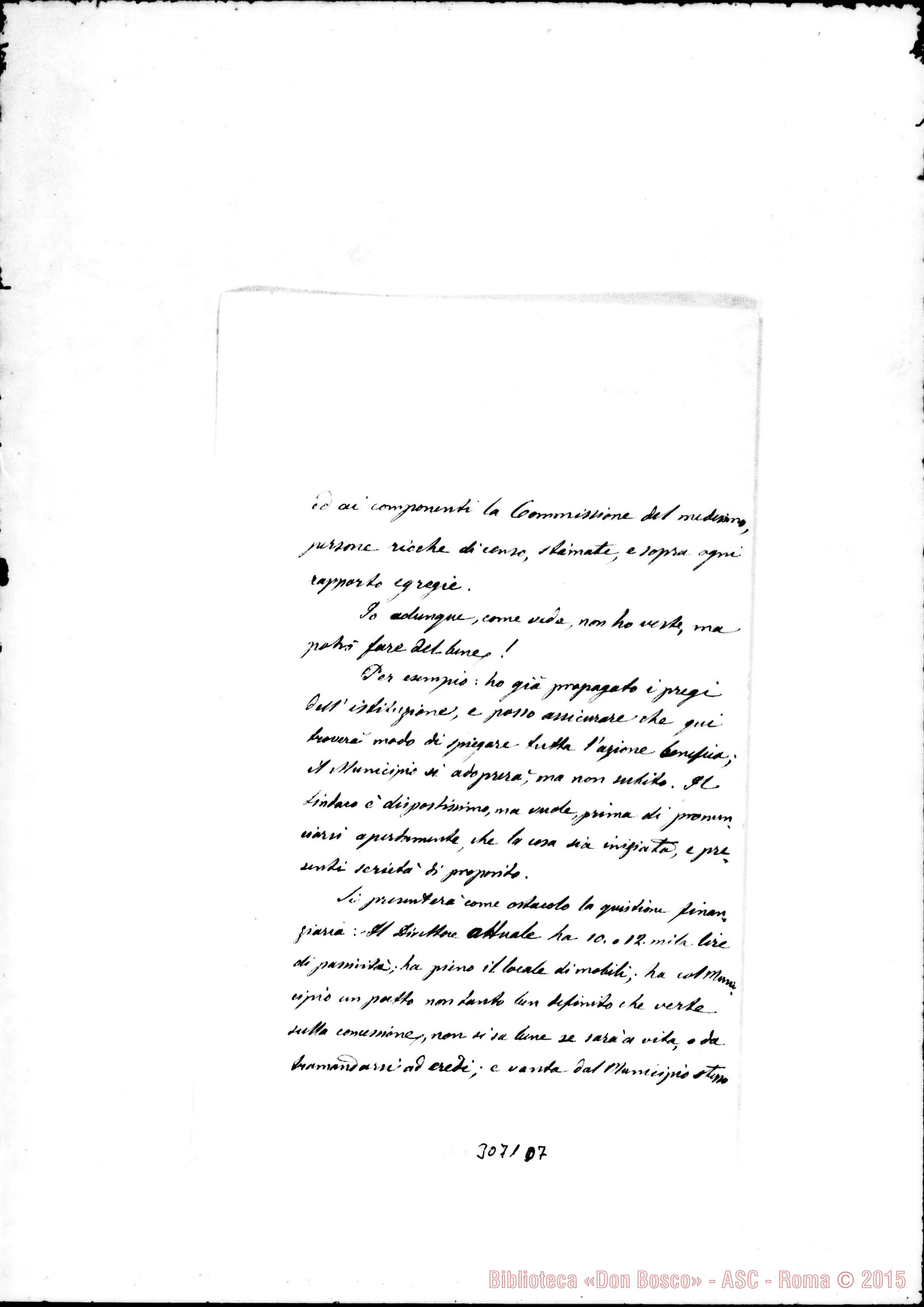 Fotogramma D 7 — Galdoni Giuseppe - Rev.mo Superiore. Grottamare, 1-01-1893