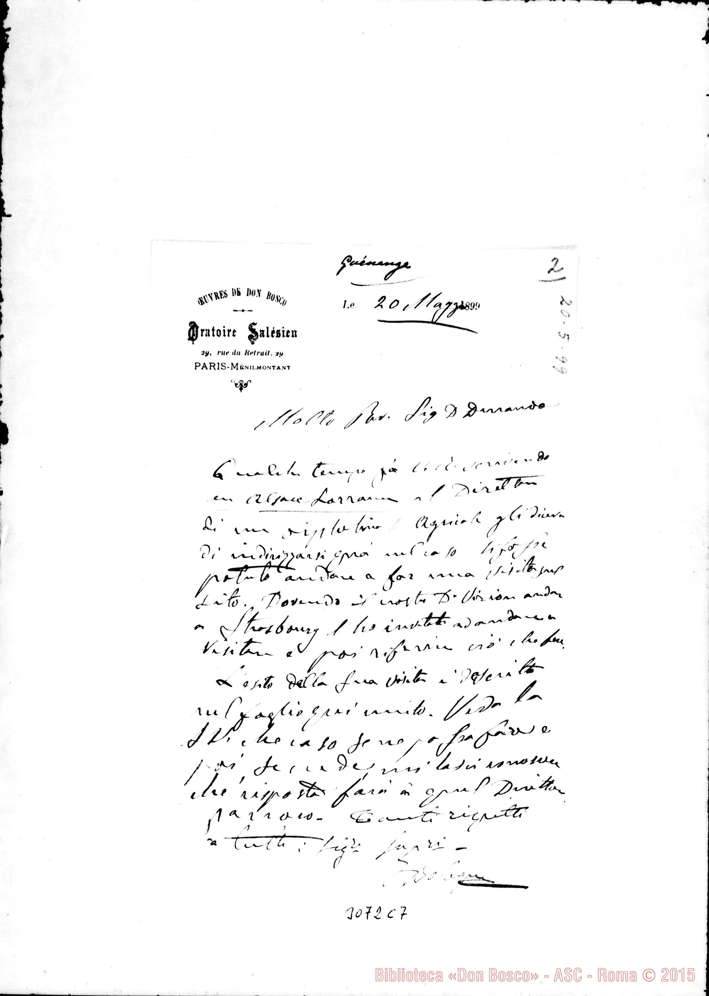 Fotogramma C 7 — D. Bologna - D. Durando. Paris, 20-05-1899