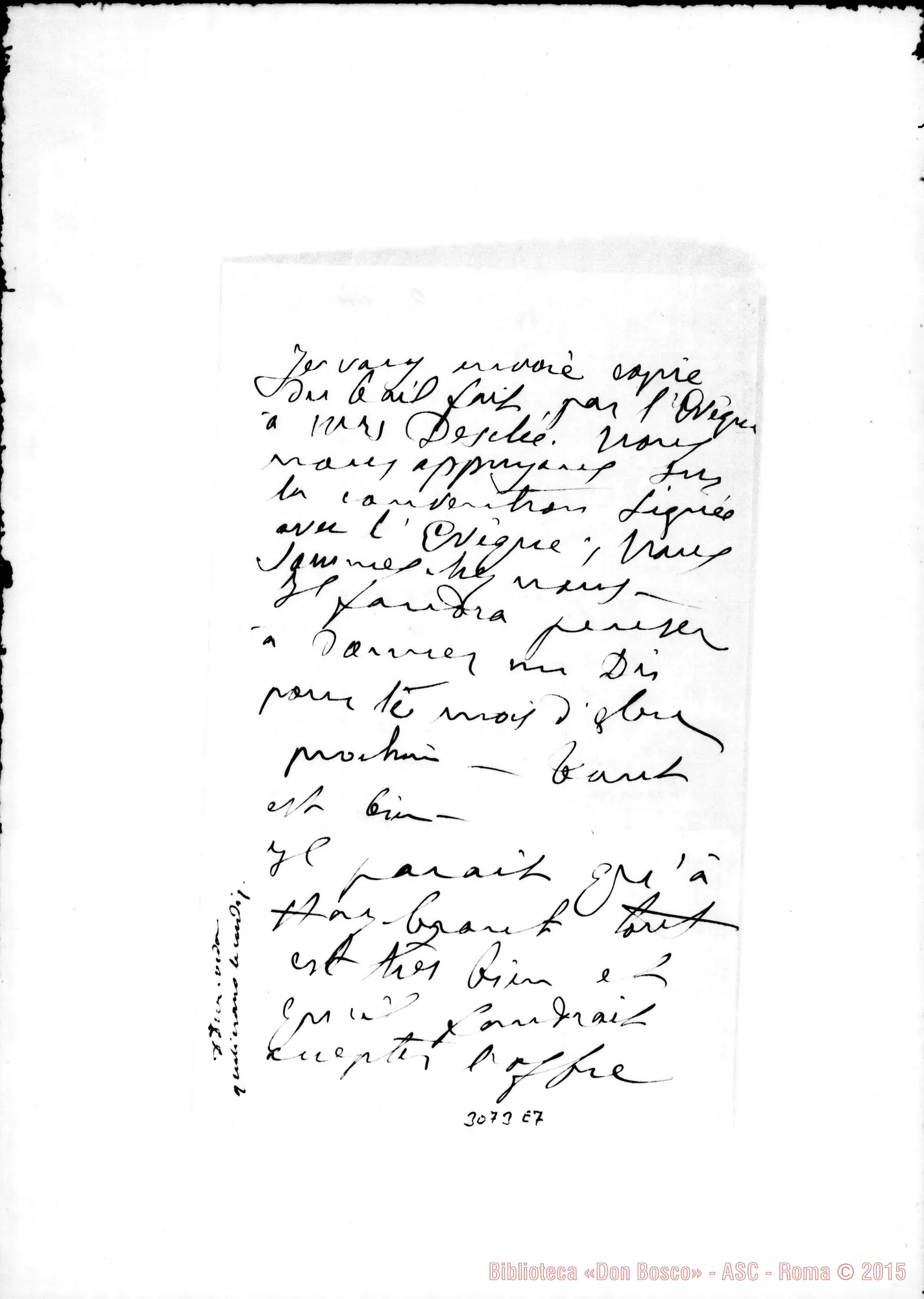 Fotogramma E 7 — Hazebront: D. Bologna - D. Rua. Lille, 2-06-1895. Autogr. Rua