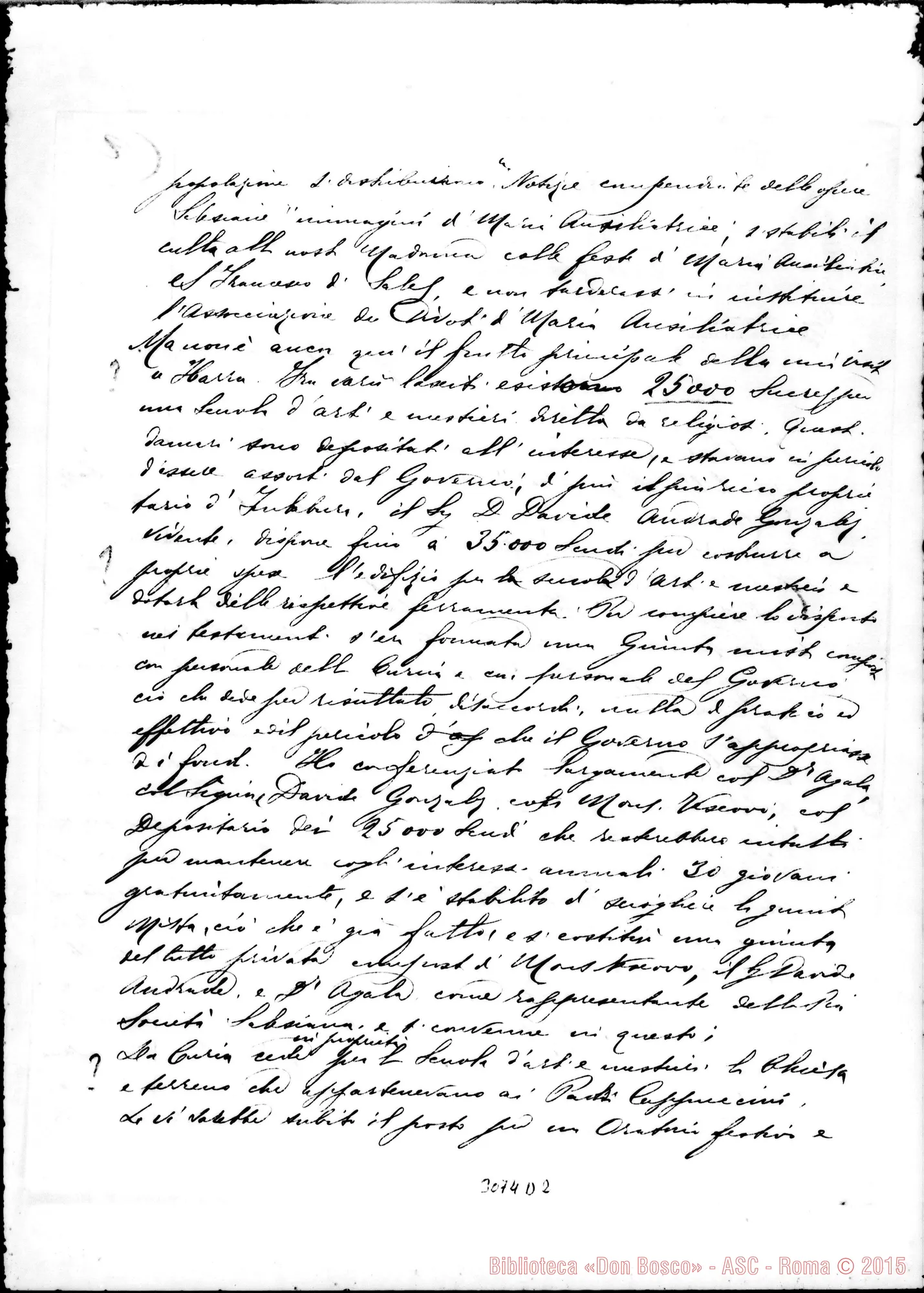 Fotogramma D 2 — D. Guido Rocca - D. Fusarini Antonio. Quito, 7-05-1905