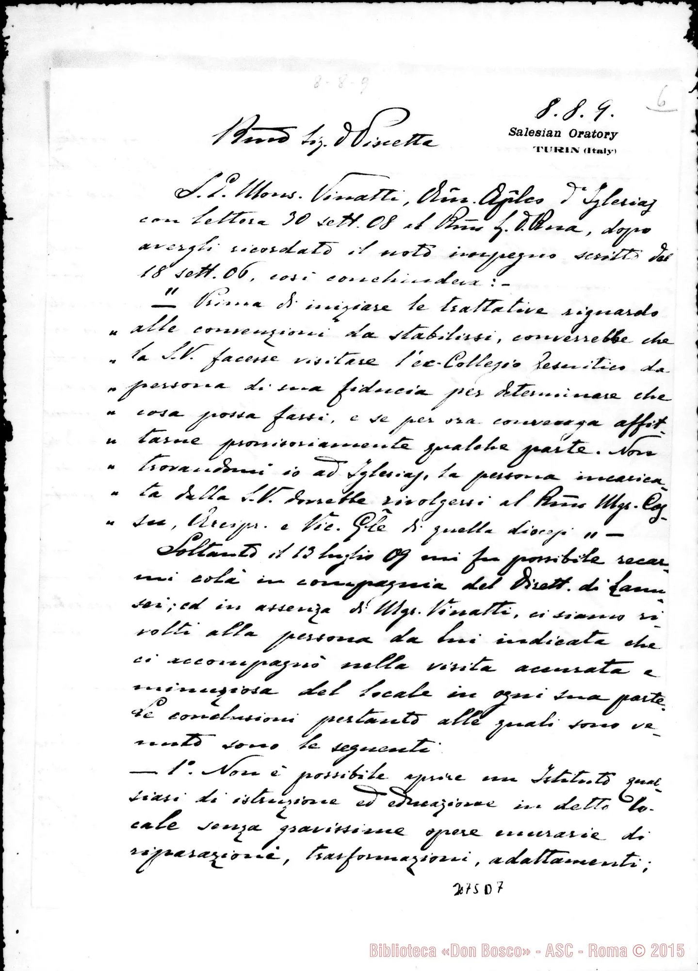 Fotogramma D 7 — D. Conelli - D. Piscetta. Torino, 8-08-1909