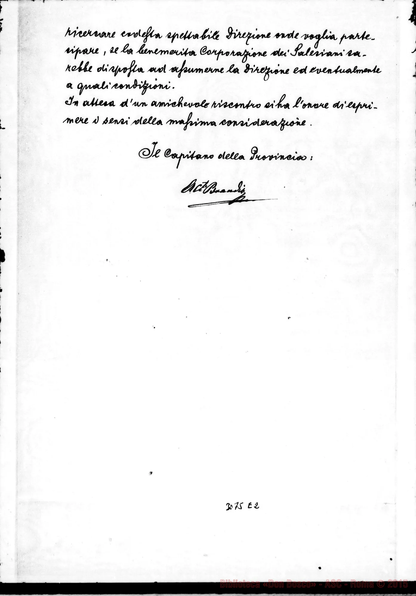 Fotogramma E 2 — Innsbruck: Brandi, della Giunta del Tirolo - Direz. dell'Oratorio. Gen.1891