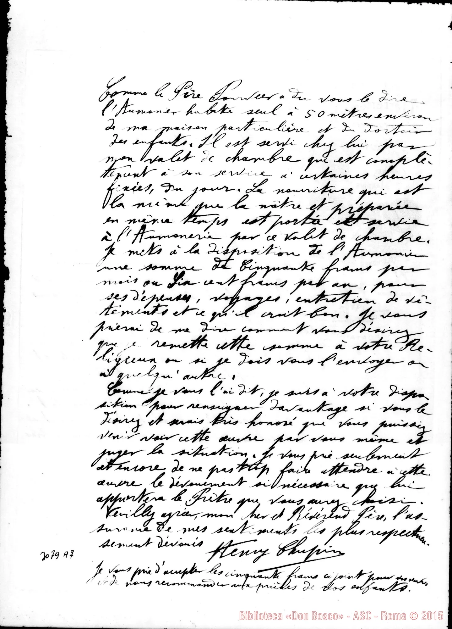 Fotogramma A 7 — Henry Chupin - Mon Révérend Pére. Verreries de Laignelet, 25-10-1902