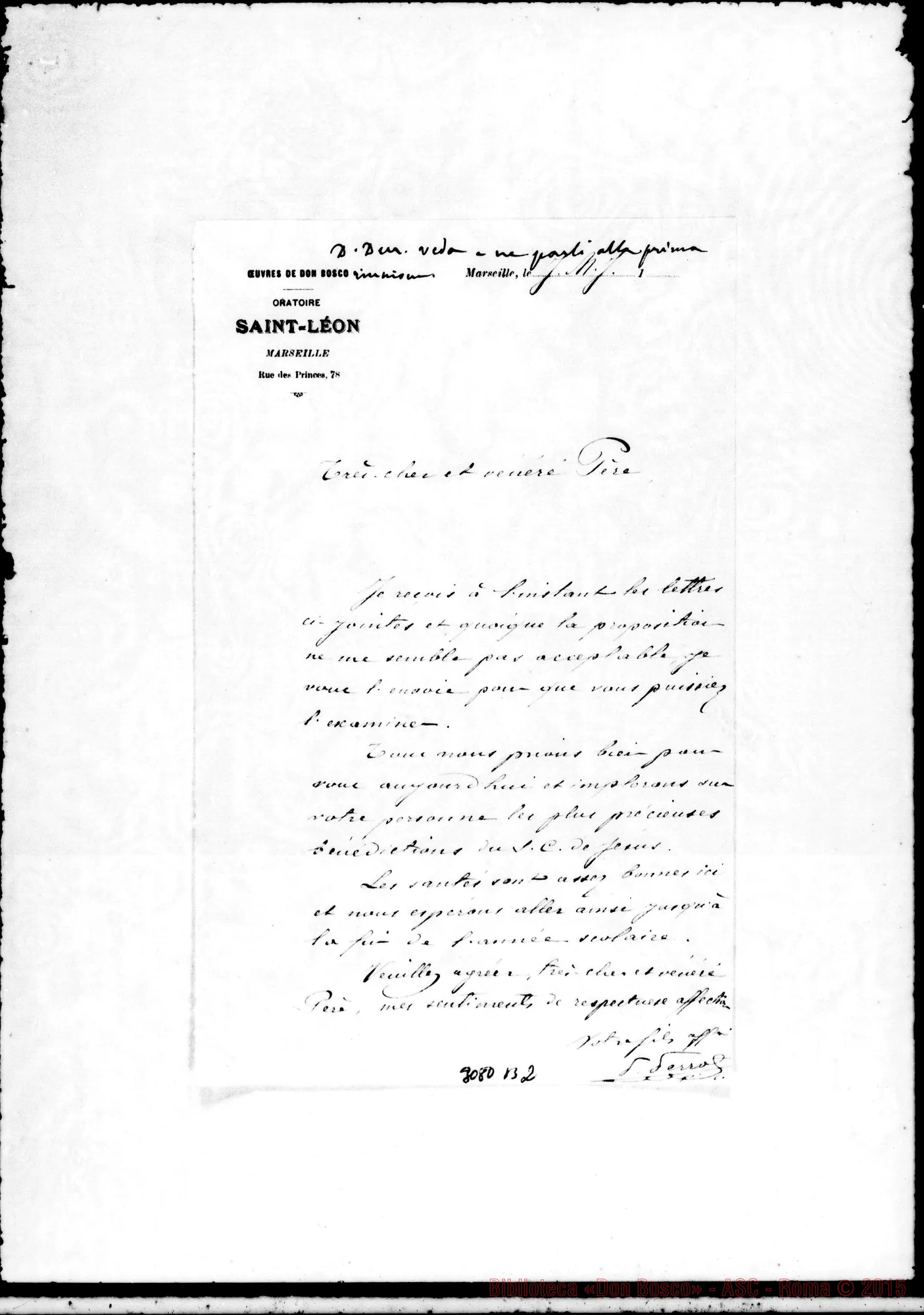 Fotogramma B 2 — D. Perrot - D. Rua. s.d. Autogr. Rua