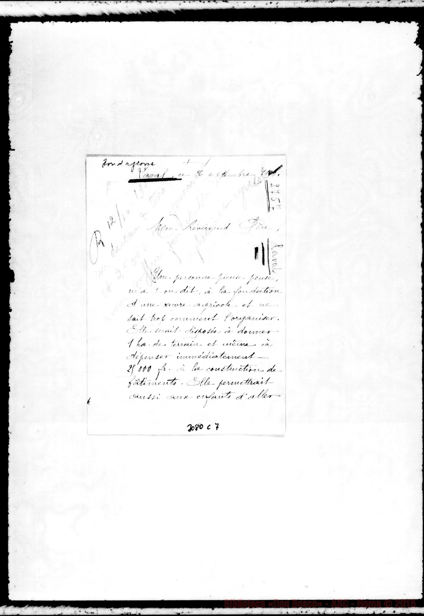 Fotogramma C 7 — Laval: Alf. Cousin - Révérend Père. Laval, 26-09-1900