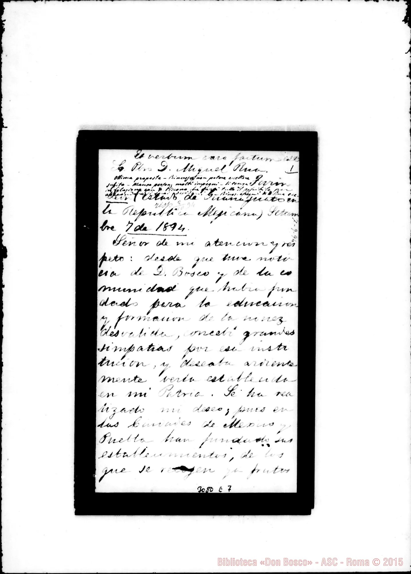 Fotogramma E 7 — Leon (Mexico): Reynoso y del Corrai - D. Rua. Leon, 7-09-1894