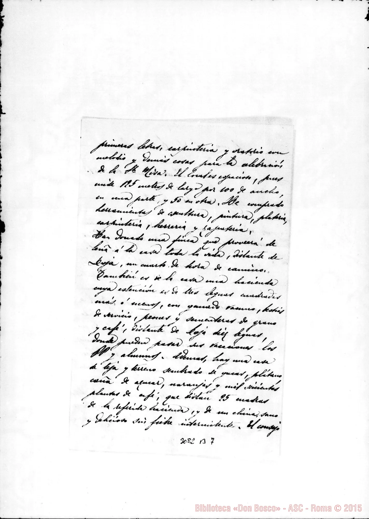 Fotogramma B 7 — D. Arsenio Castello, sac. - D. Calcagno. Loja, 22-12-1893. Autogr. Rua