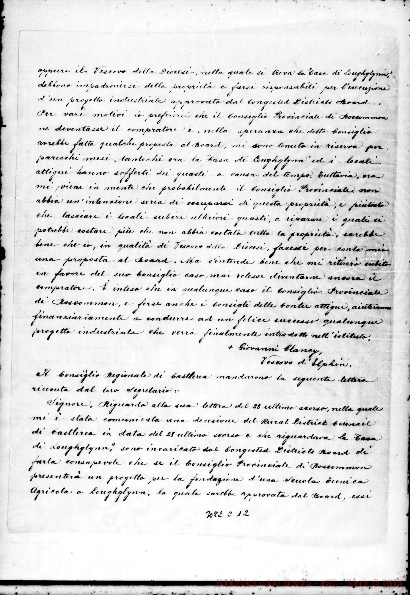 Fotogramma C 12 — Vendita di Loughglynn House
