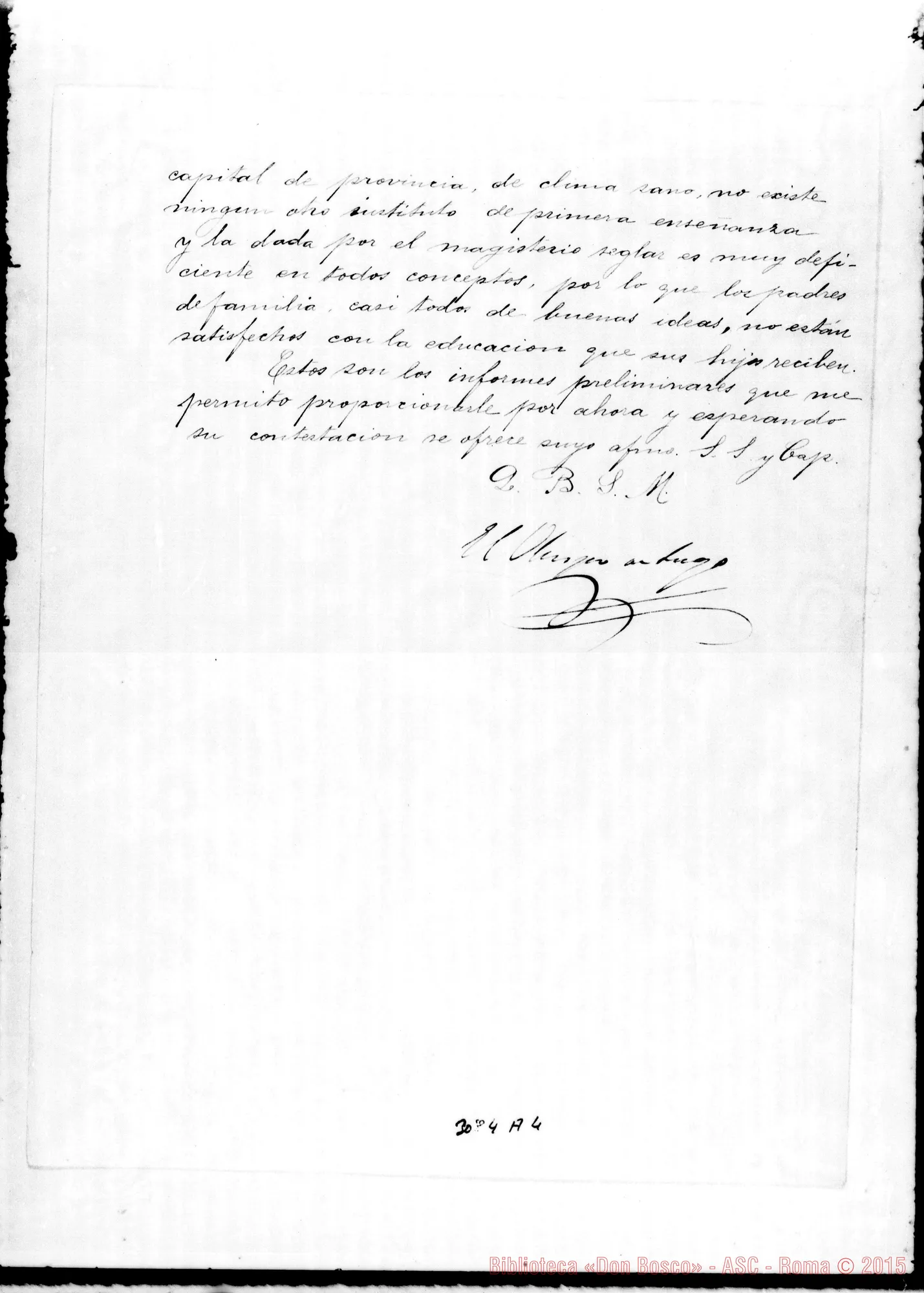 Fotogramma A 4 — Lugo (Spagna): Benedetto Murua y Lopez, vesc. di Lugo - D. Rua. Lugo, 22-01-1896