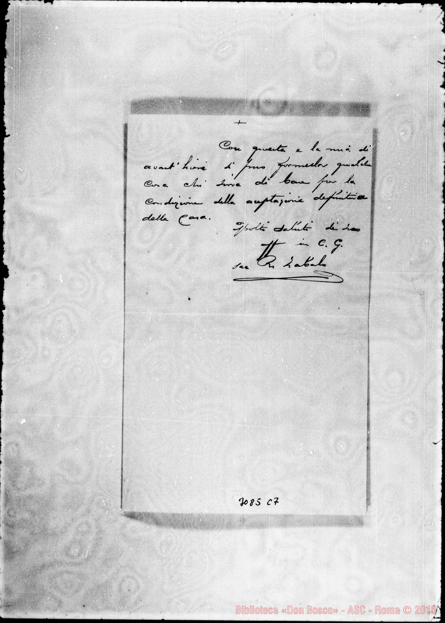 Fotogramma C 7 — Ricardo de Guillerna, Avv. - D. Ramón Zabalo. 9-04-1906