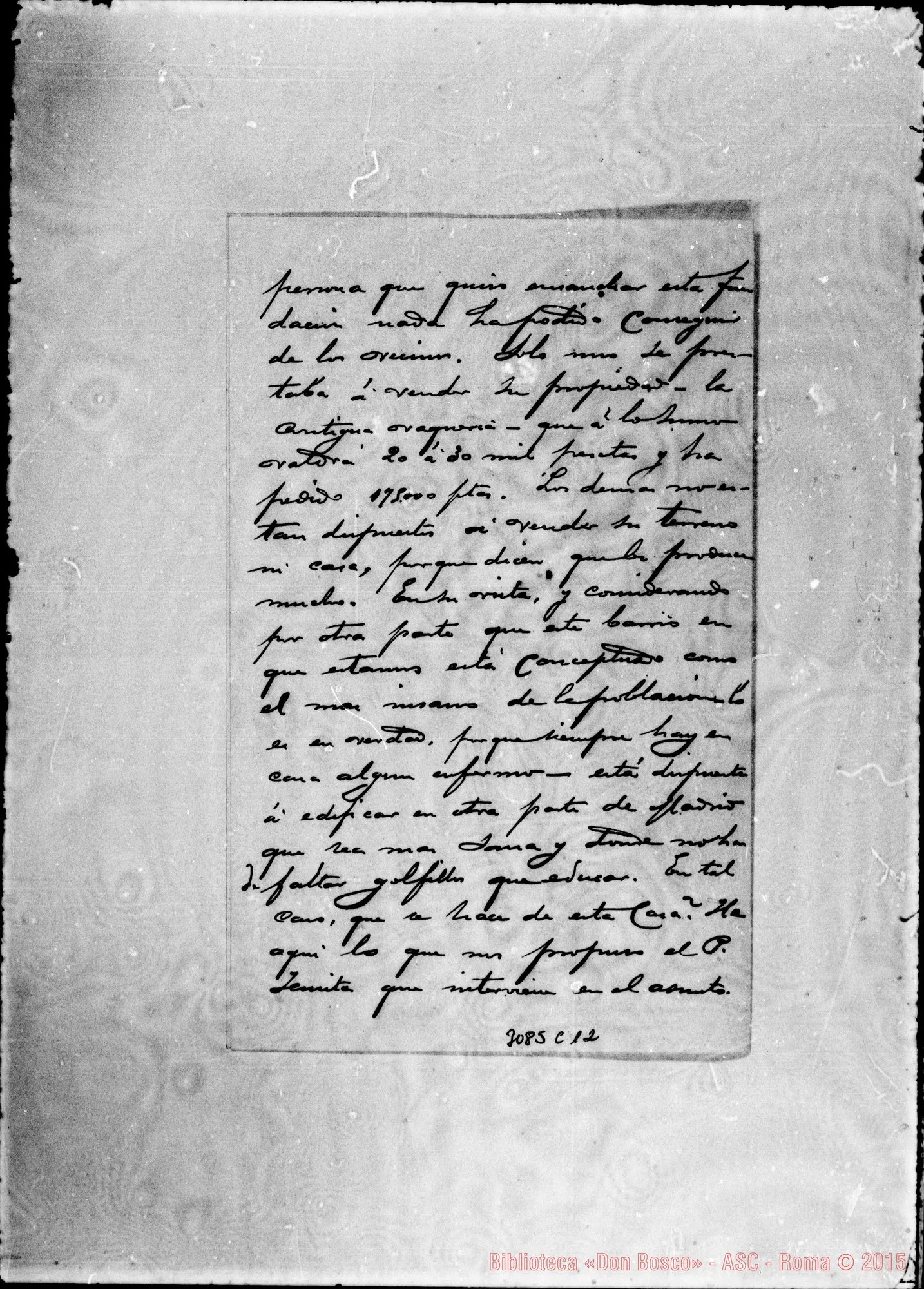 Fotogramma C 12 — D. Ramón Zabalo - D. Rinaldi. Madrid, 28-02-1907