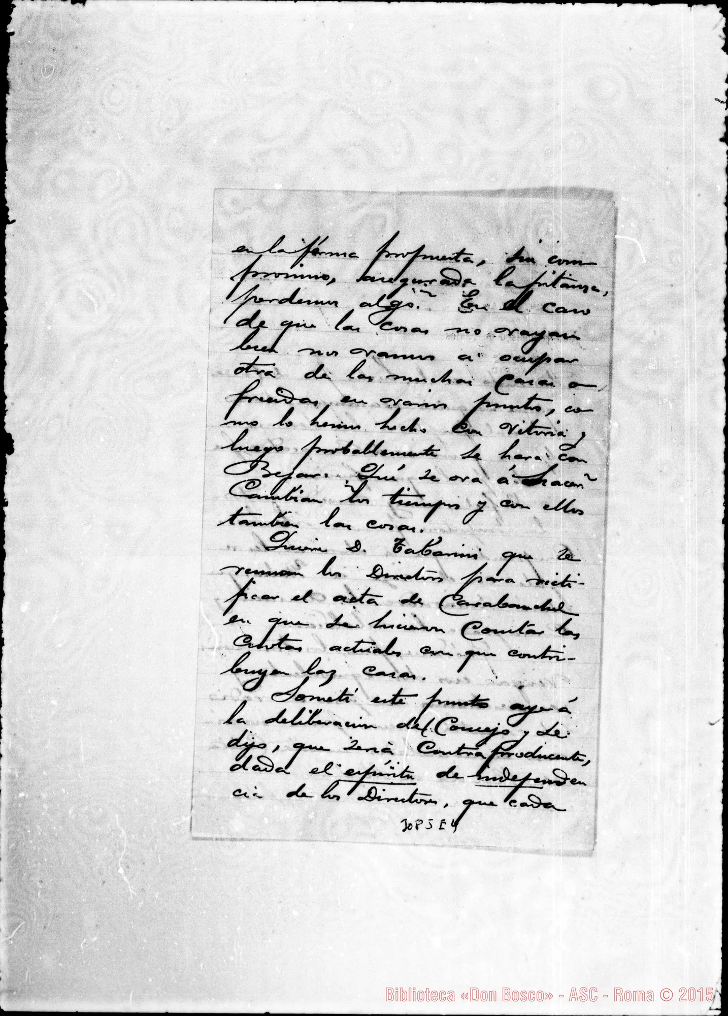 Fotogramma E 4 — D. Ramón Zabalo - D. Rinaldi. Madrid, 29-09-1908. Autogr. Rinaldi