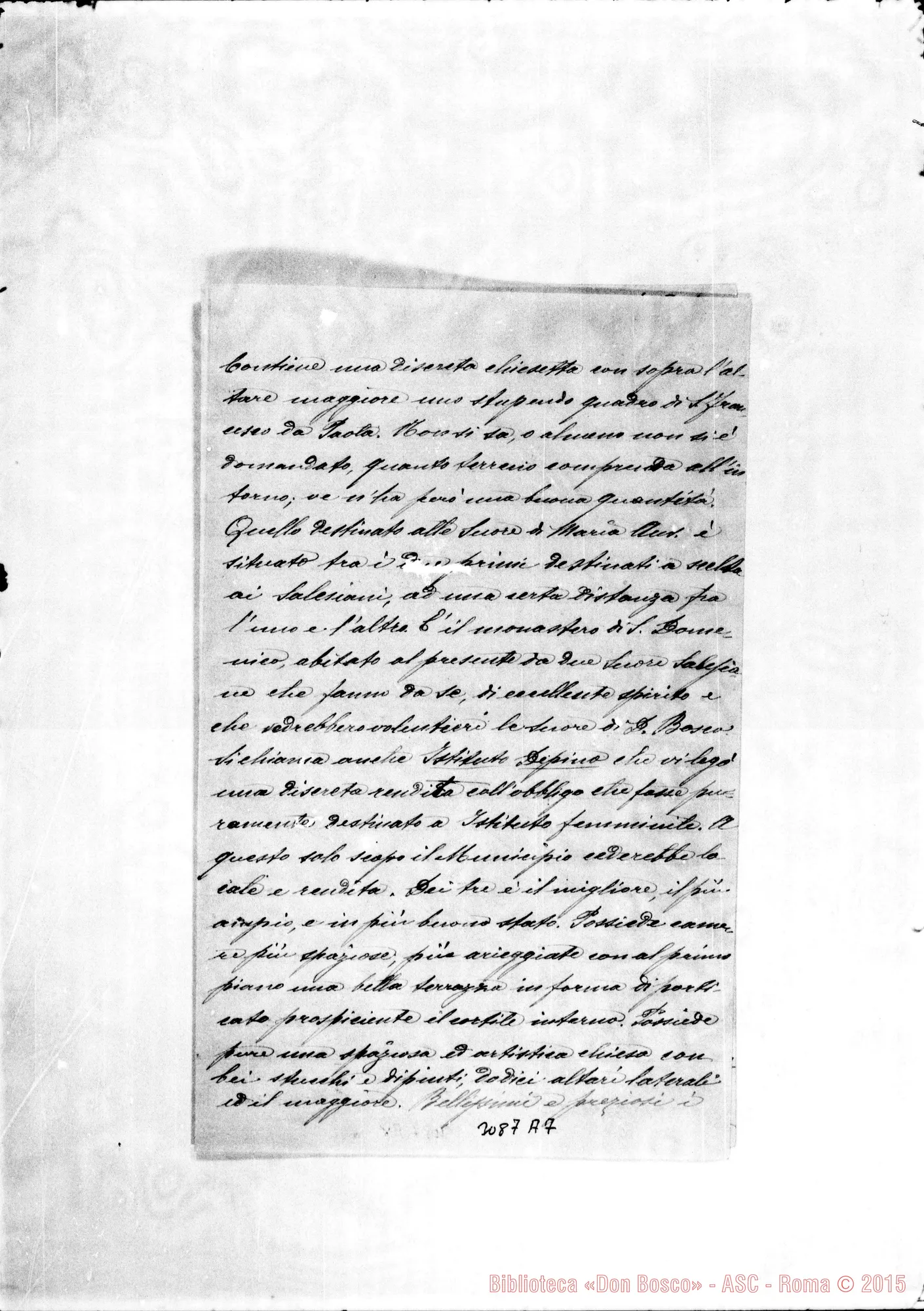 Fotogramma A 7 — D. Boido: notizie su Maratea, il 15-01-1896