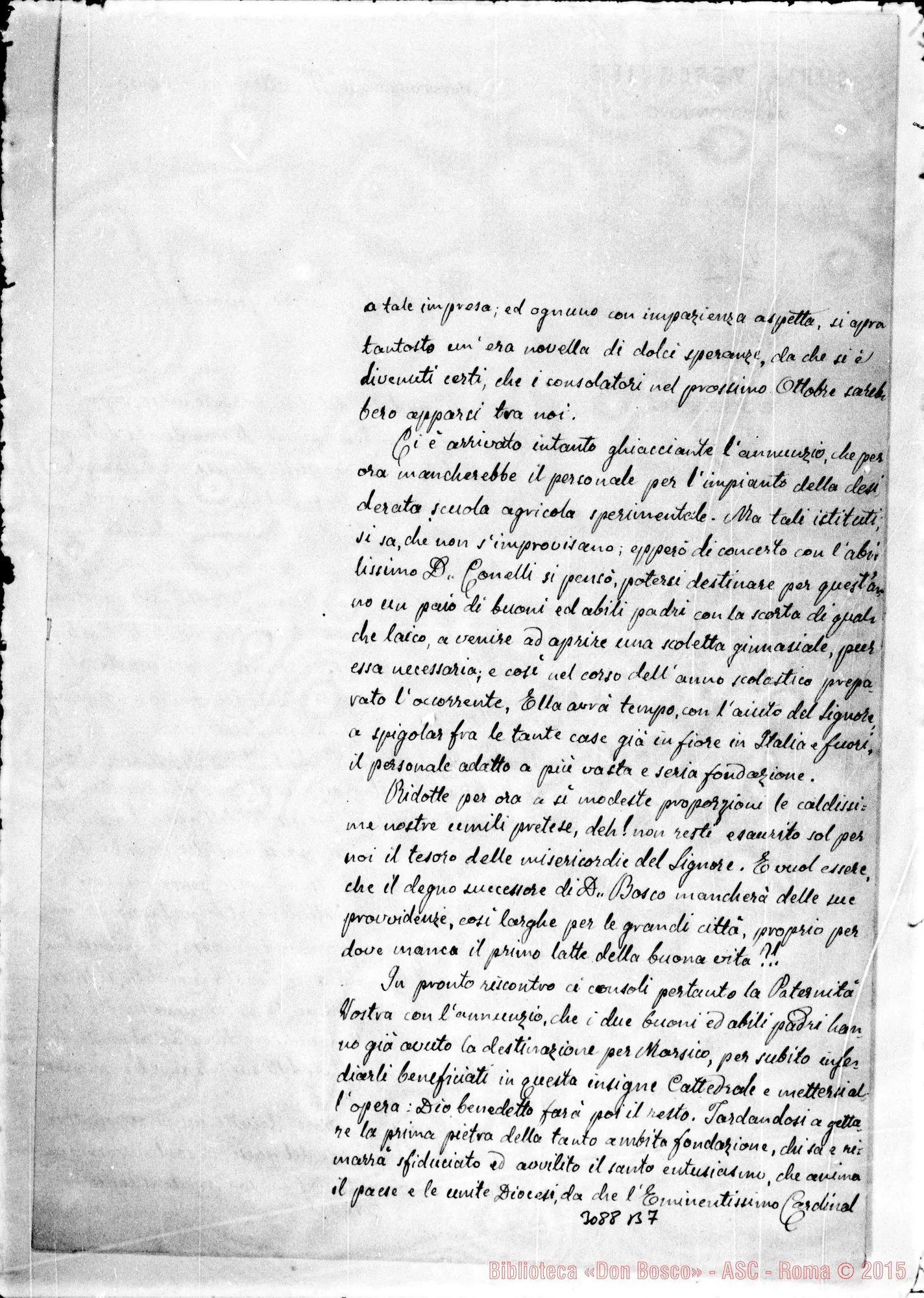 Fotogramma B 7 — Giovanni Messina, vesc. vic.gen. - D. Rua. Marsiconuovo, 14-09-1903