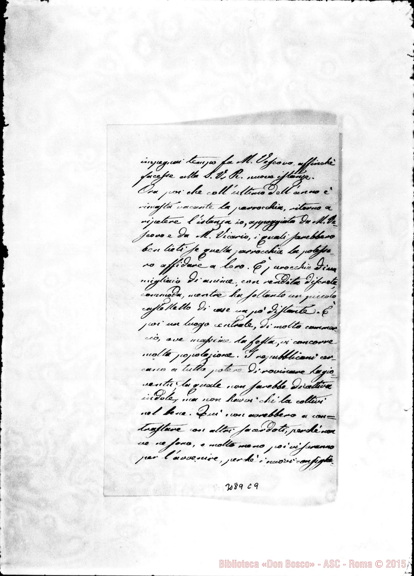 Fotogramma C 9 — Olimpia Mattei - D. Rua, il 4-01-1892. Autogr. Rua