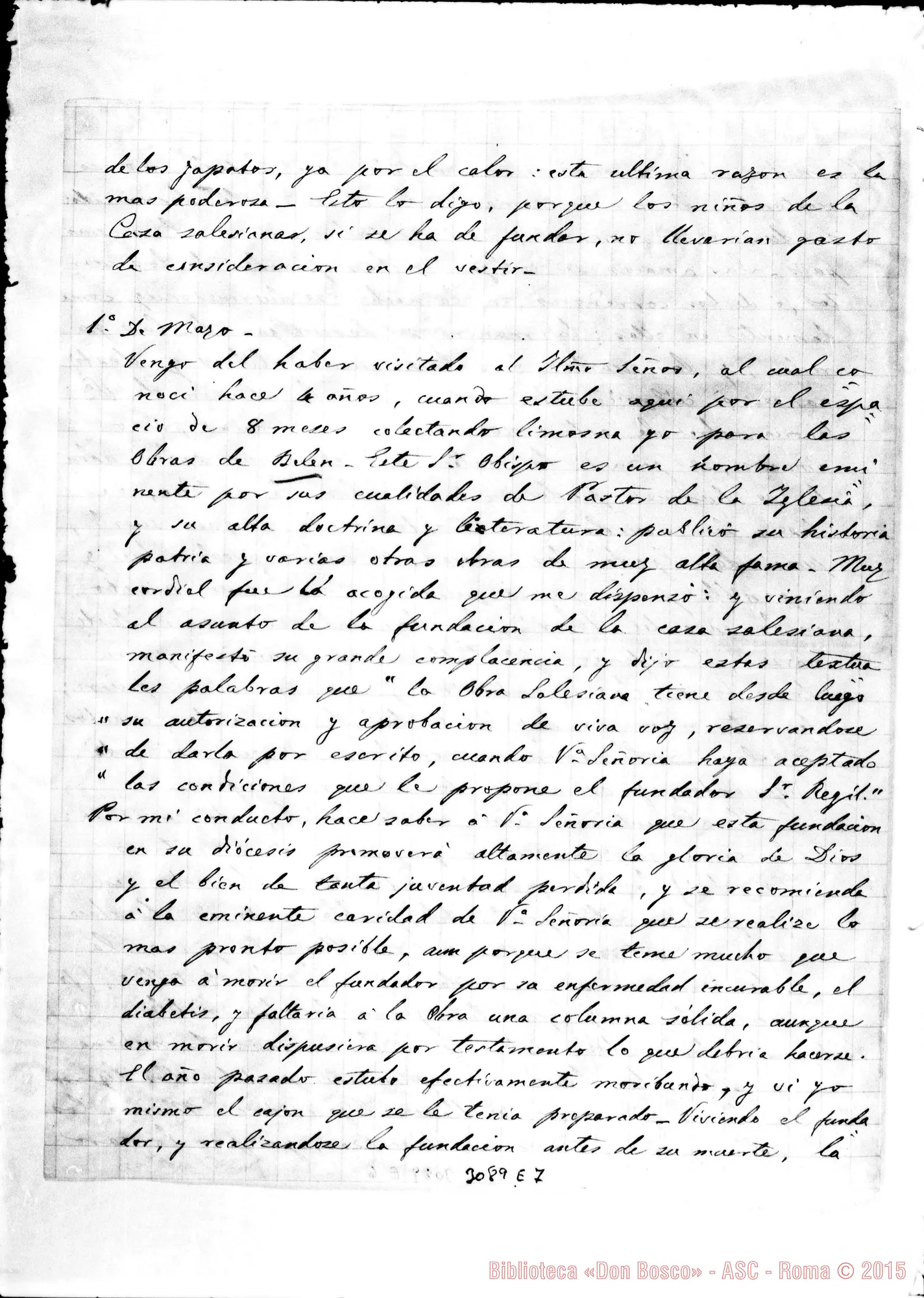 Fotogramma E 7 — Rafael María Piperni - D. Rua. Puerto Progreso, 28-04-1893. Autogr. Rua