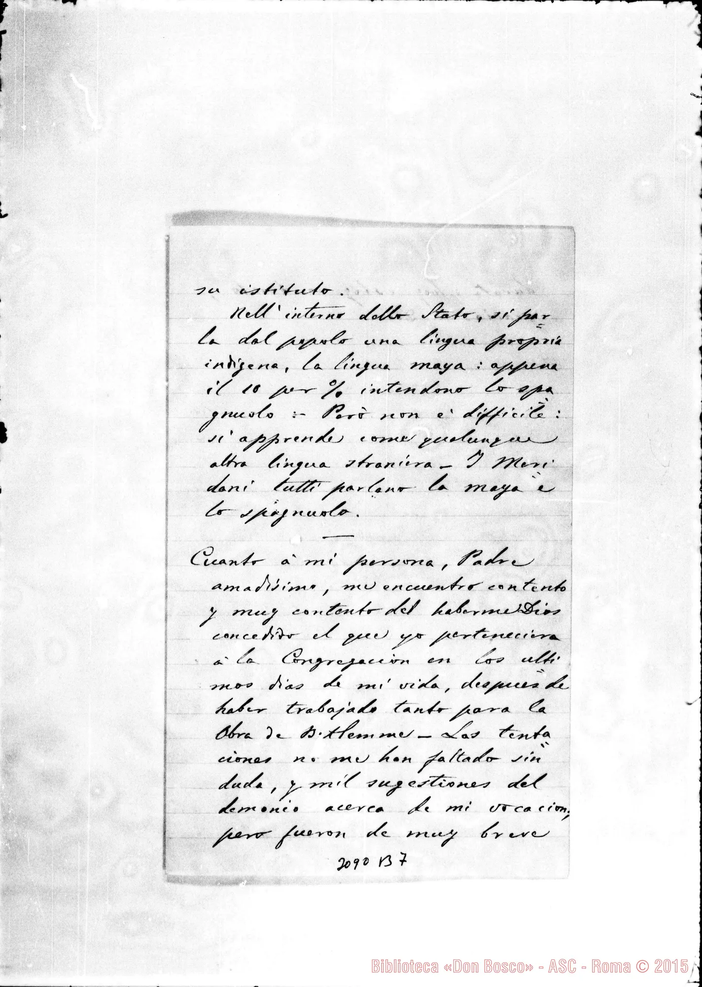 Fotogramma B 7 — Rafael Piperni - D. Rua. Puerto Progreso, 12-05-1893. Autogr. Rua