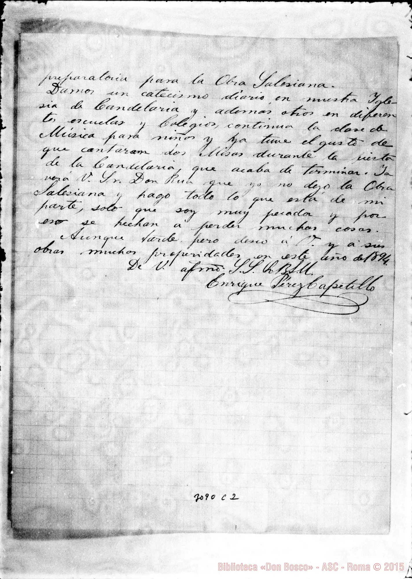 Fotogramma C 2 — Enrique Pérez Capetello - D. Rua. Mérida, 6-02-1894