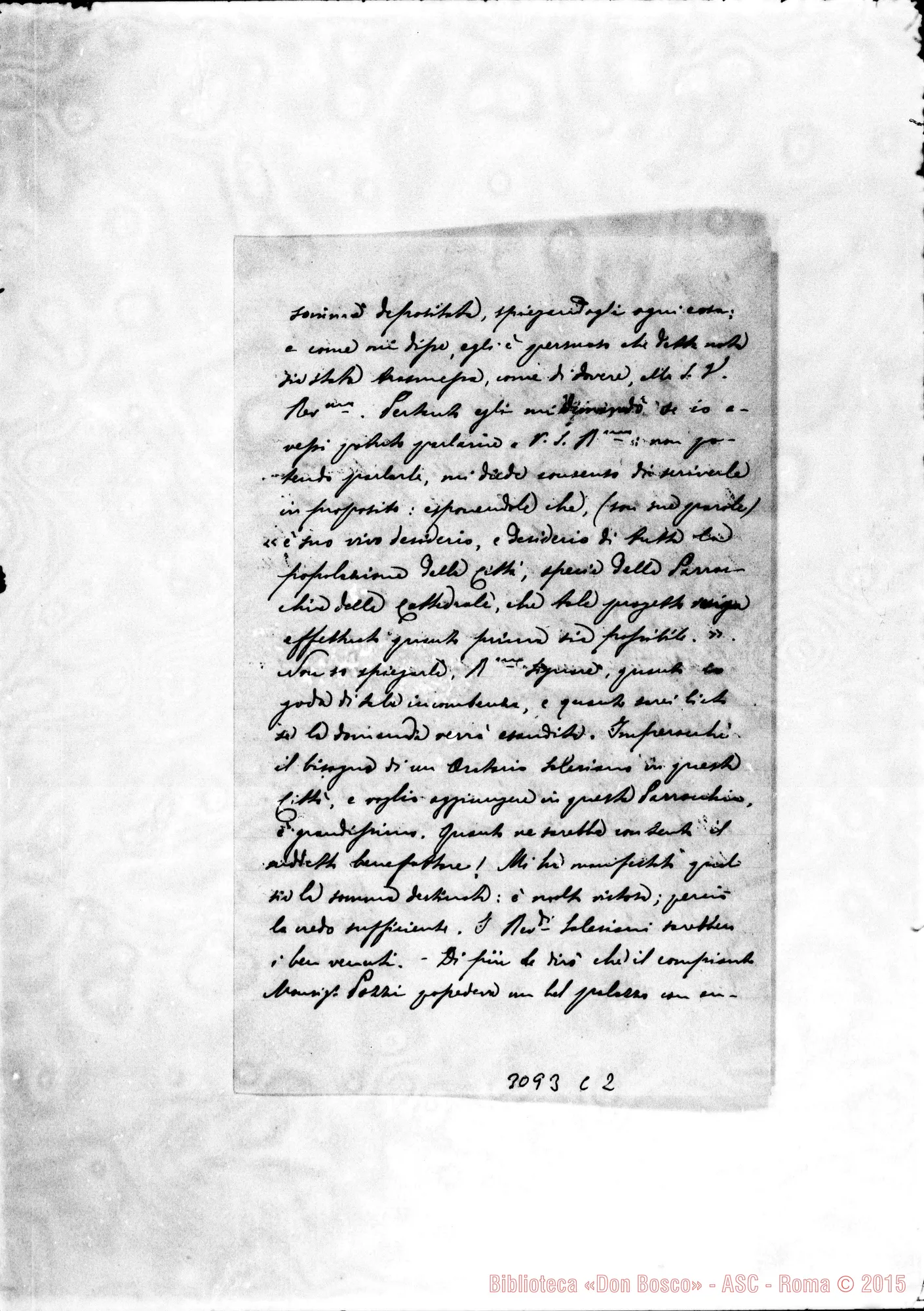 Fotogramma C 2 — Sac. Francesco Giordano - D. Rua. Mondovi, 11-02-1897