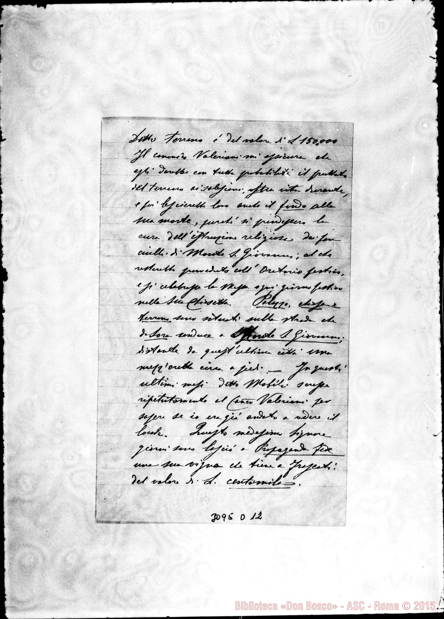 Fotogramma D 12 — D. Giordano - D. Rua. Alvito, 24-05-1904