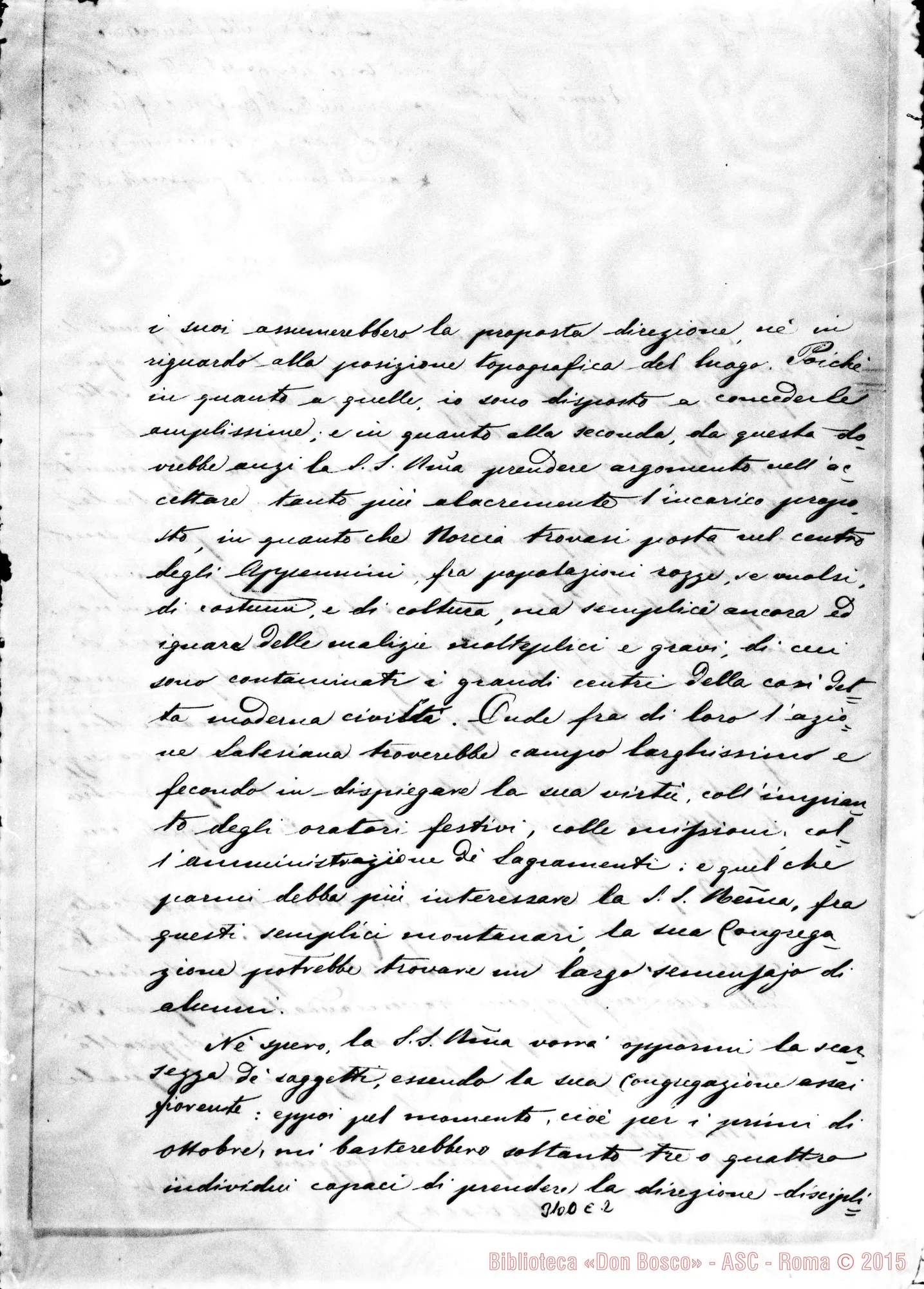 Fotogramma C 2 — Norcia: Mariano Gavasci, vesc. di Norcia - D. Rua. Norcia, 3-08-1893. Autogr. Rua
