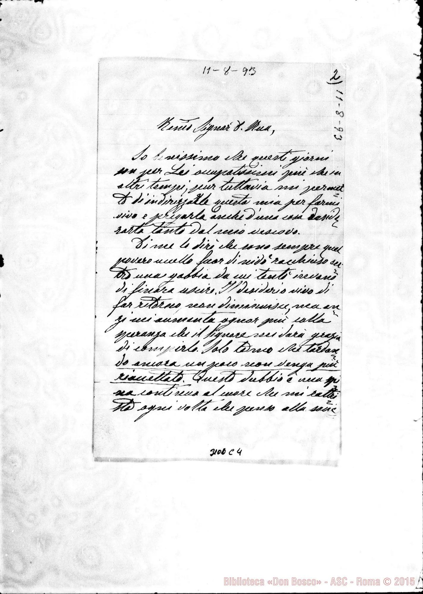 Fotogramma C 4 — Riposati D. Caterino - D. Rua. Visso, 11-08-1893