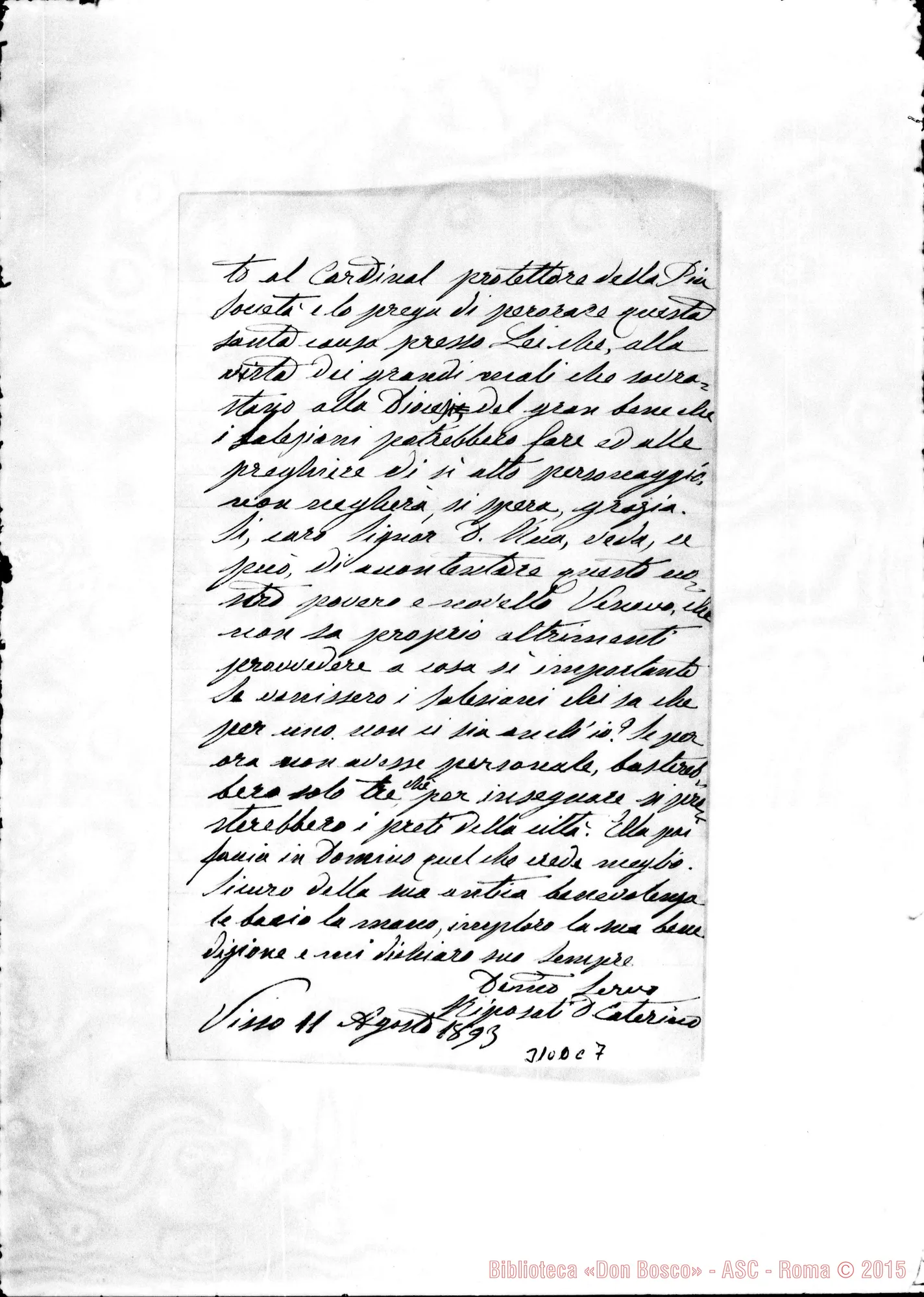 Fotogramma C 7 — Riposati D. Caterino - D. Rua. Visso, 11-08-1893