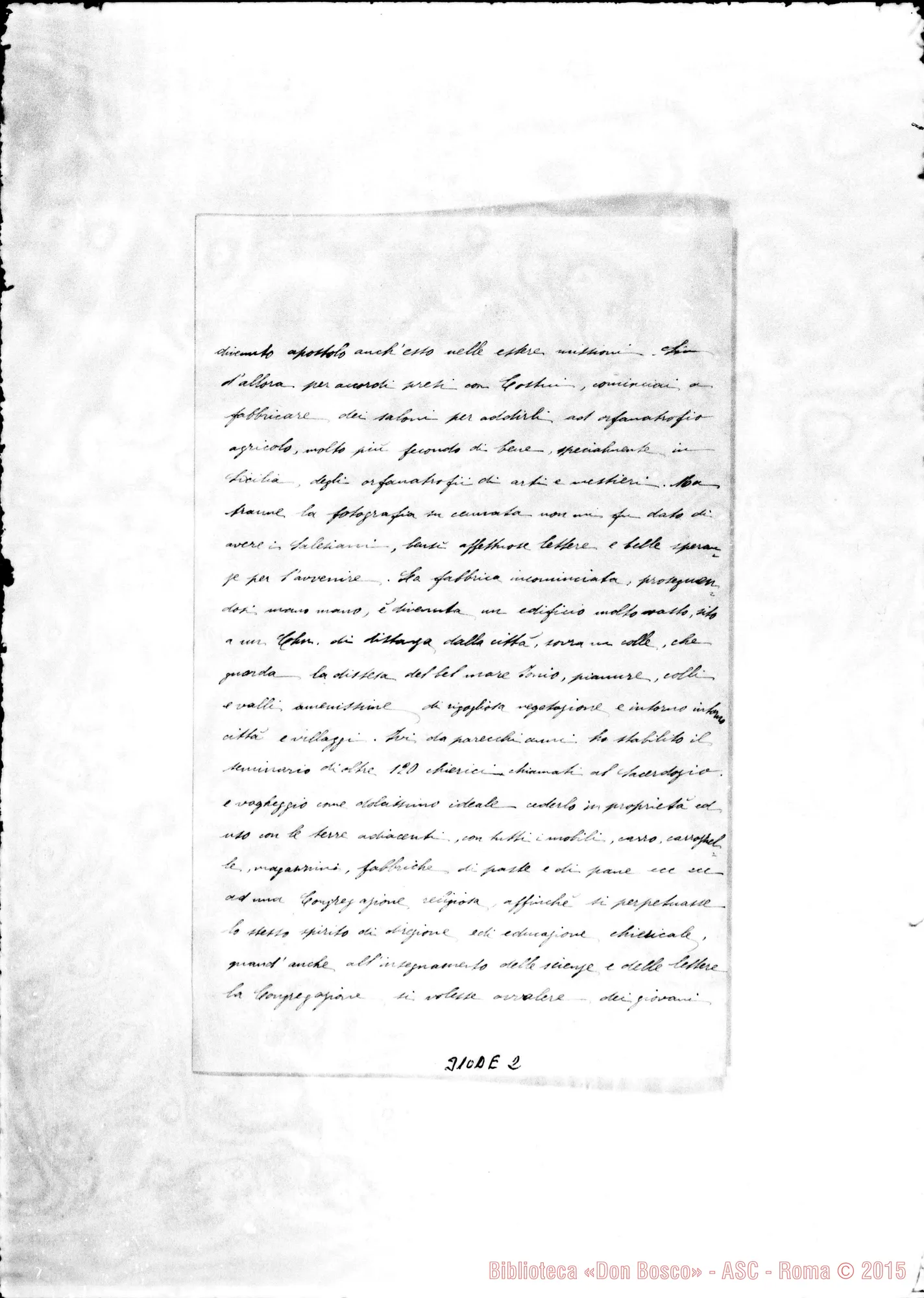 Fotogramma E 2 — Giovanni Blandini, vesc. - D. Rua. Noto, 26-12-1902