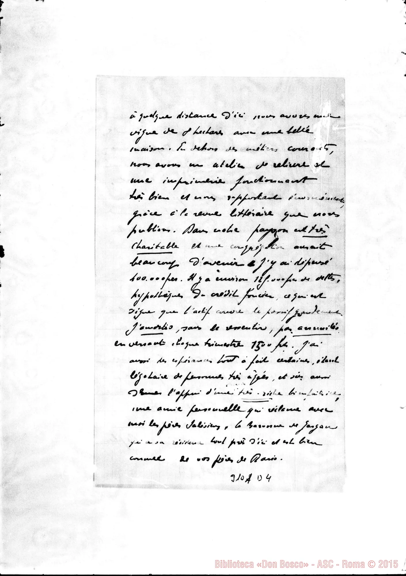 Fotogramma D 4 — Ober: L’Abbé . Thilmont - Révérend Pére. Ober-Giningen, 22-03-1899