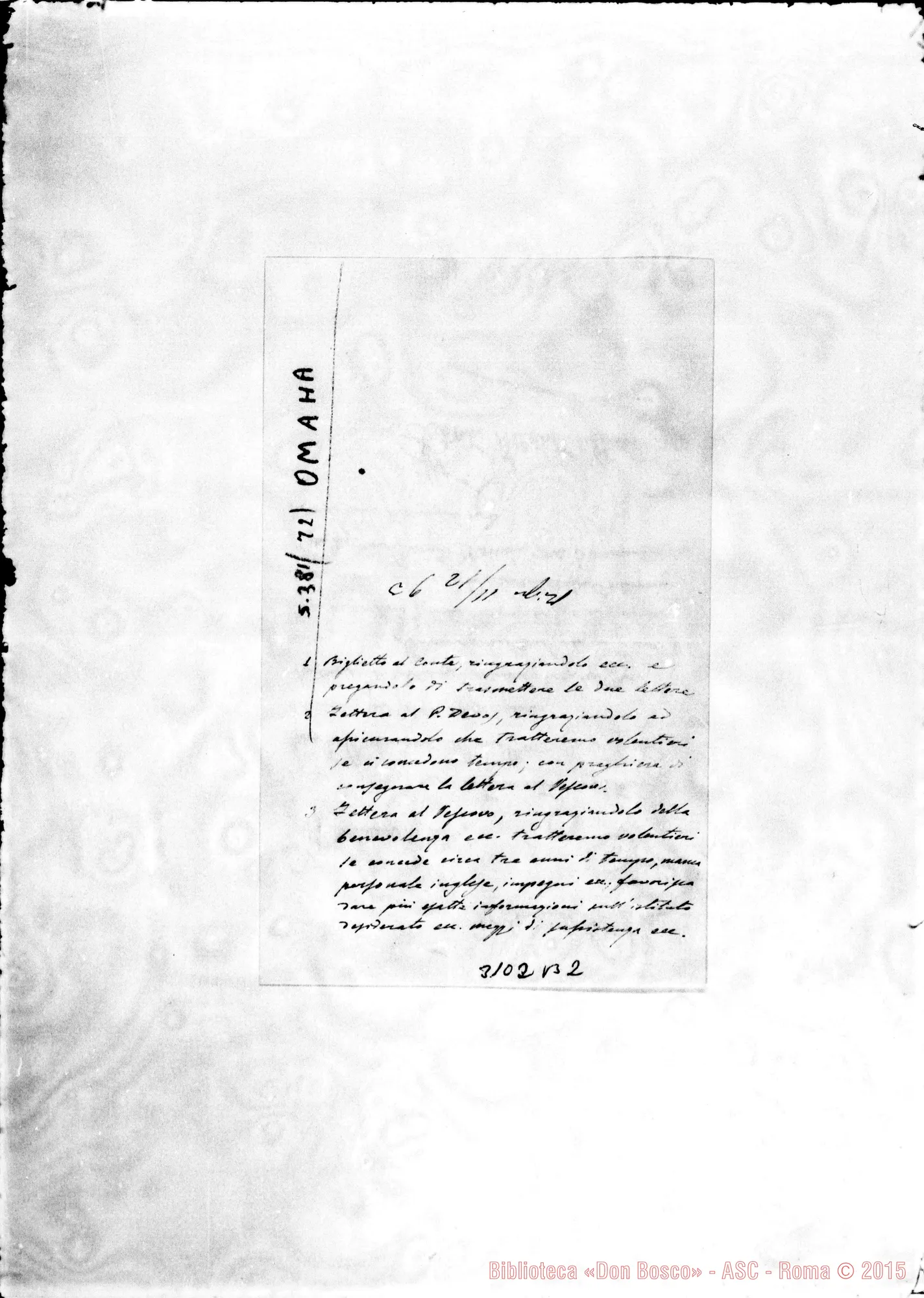 Fotogramma B 2 — Comte Waldbott de Bassenkein - Monsieur l’Abbé, il 30-10-1893
