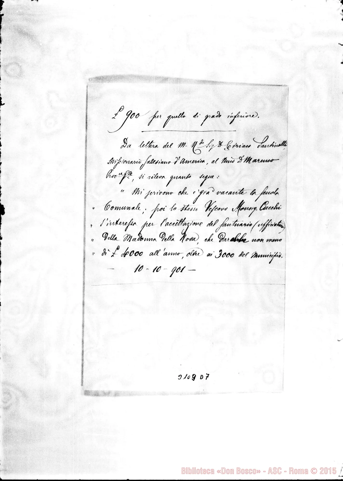 Fotogramma D 7 — Basi di progetto di convenzione